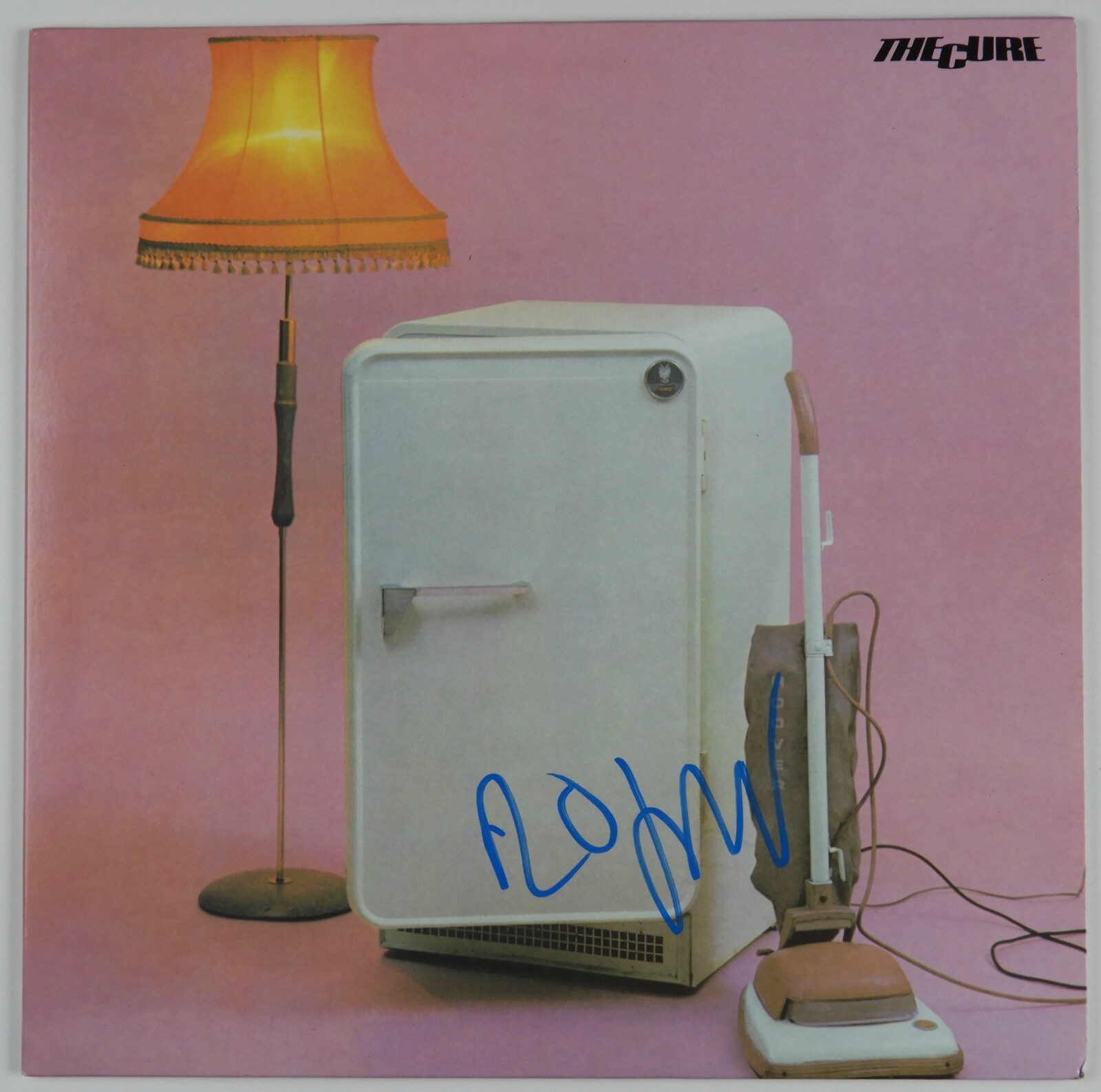 The Cure JSA Robert Smith Signed Autograph Album Record Three Imaginary Boys
