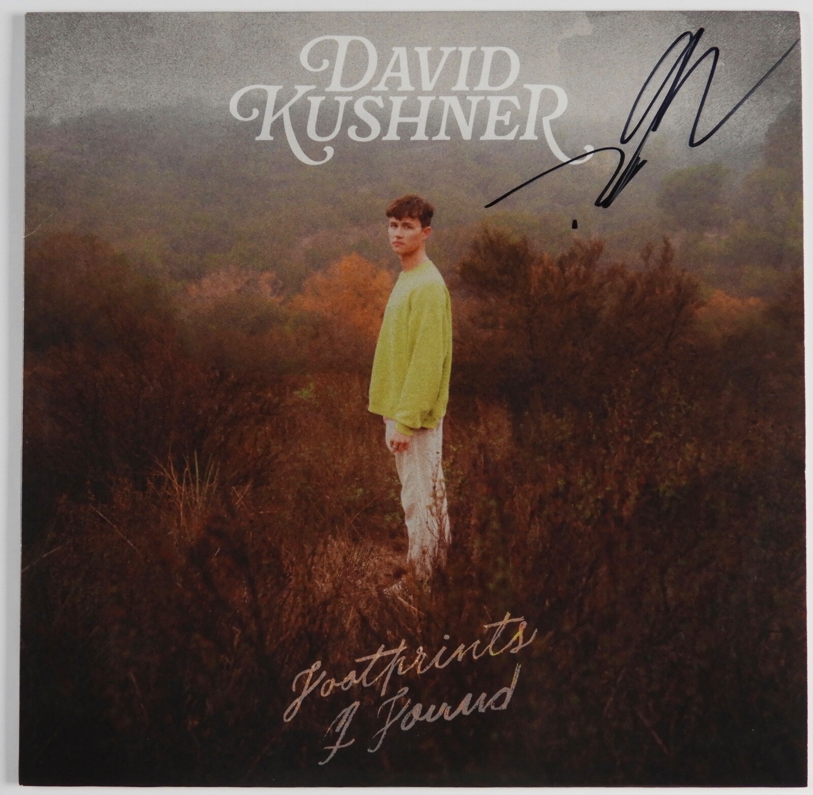 David Kushner JSA Signed Autograph Record Album Footprints I Found Vinyl
