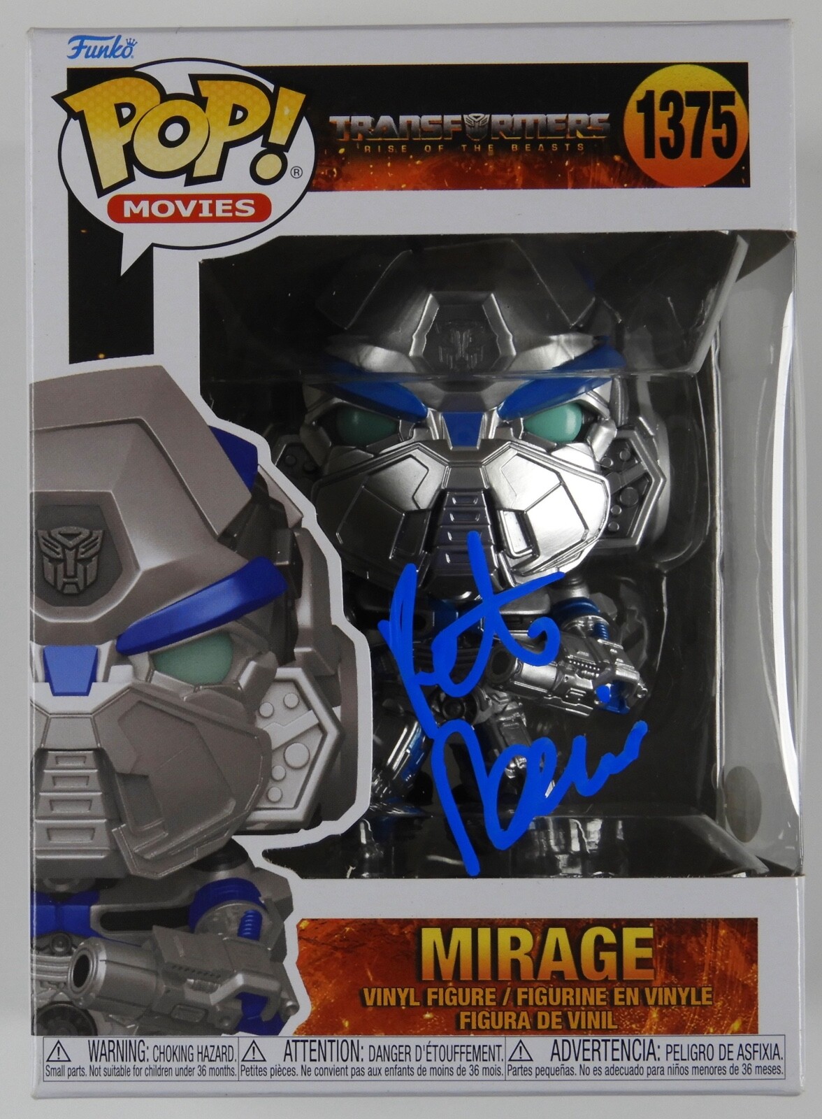 Pete Davidson Transformer Mirage JSA Signed Autograph Funko Pop 1375
