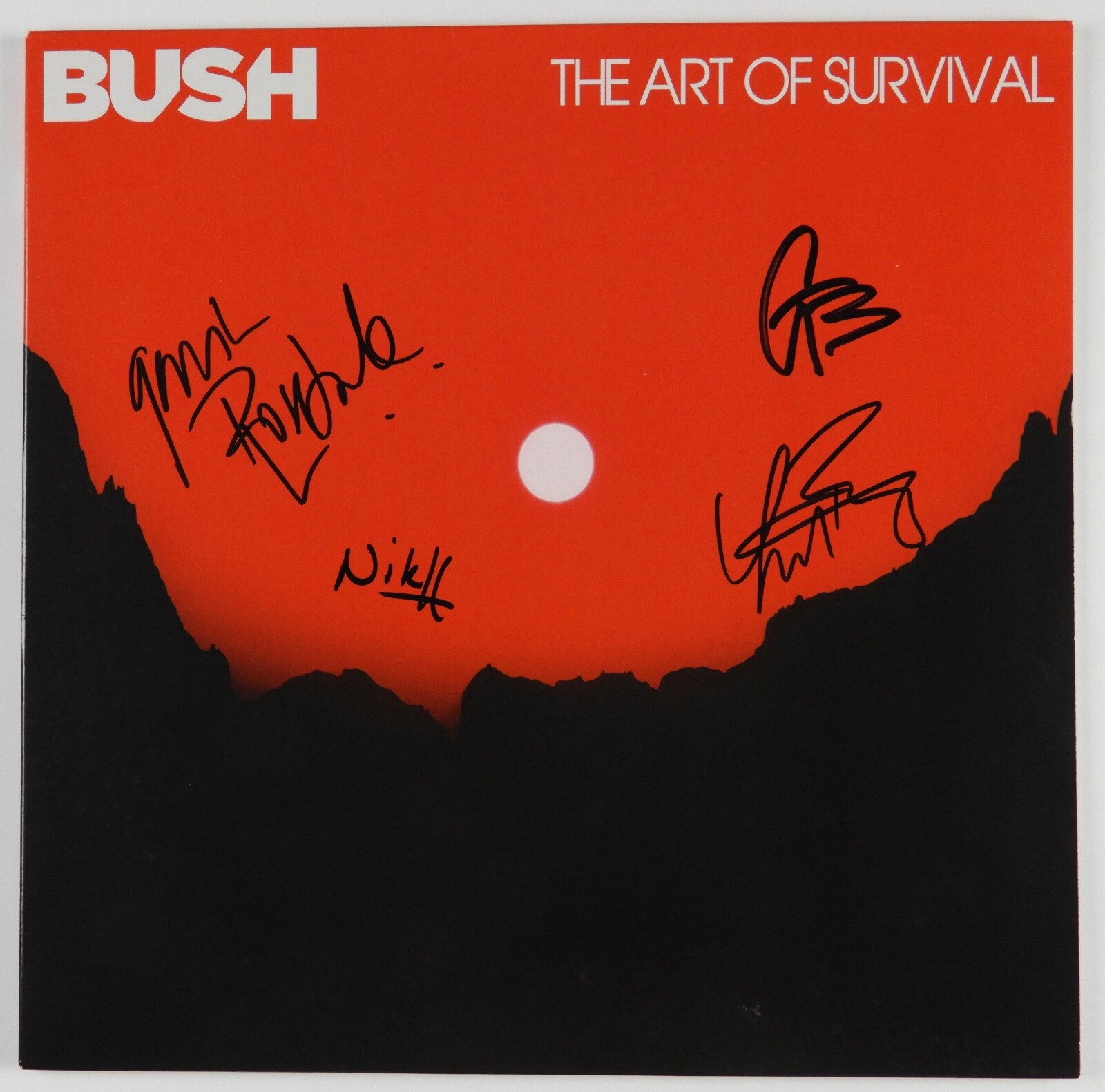 New ListingBush JSA Fully Signed Autograph Album Record The Art Off Survival
