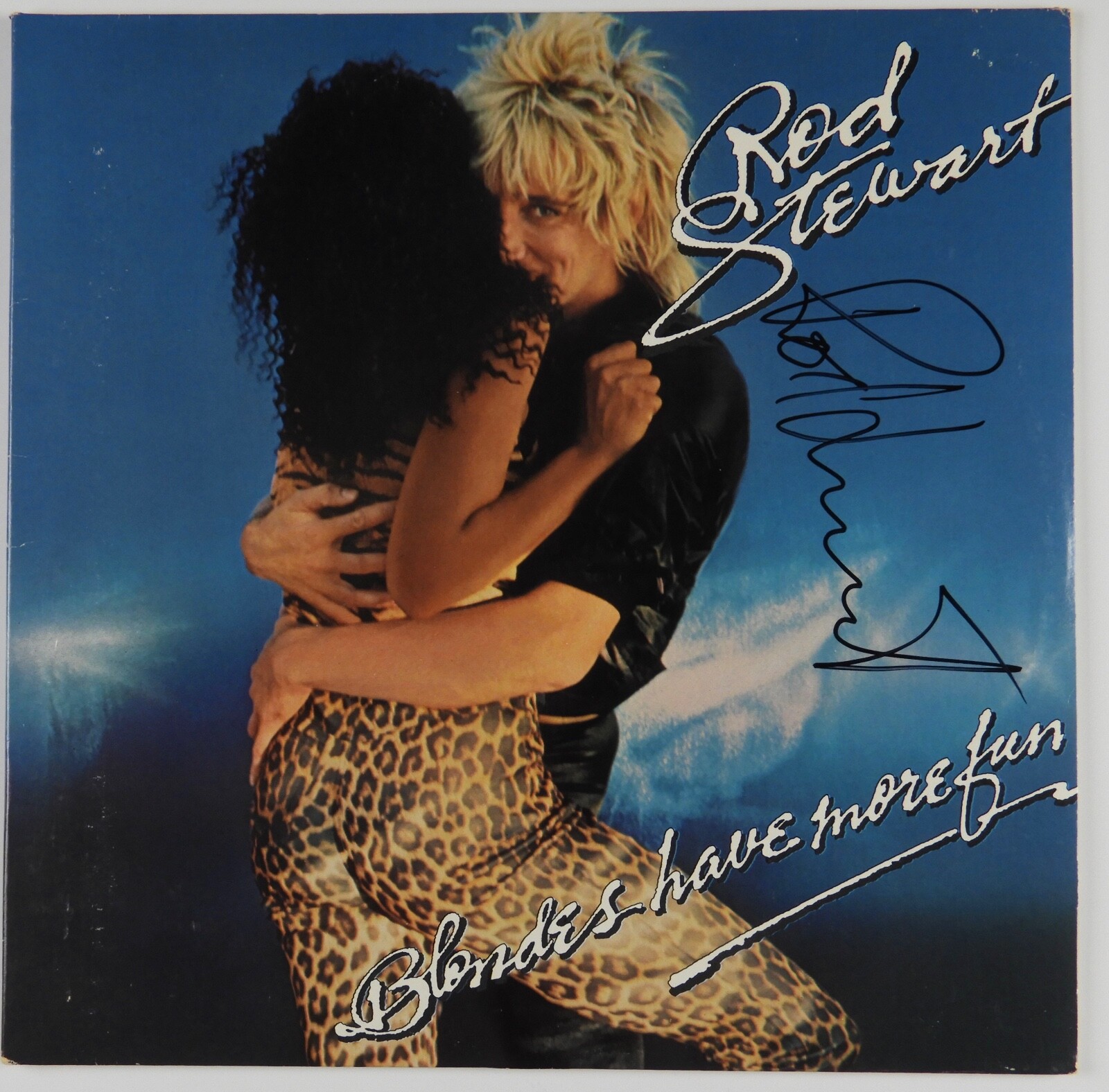 New ListingRod Stewart JSA Signed Autograph Album Record Vinyl Blondes Have More Fun
