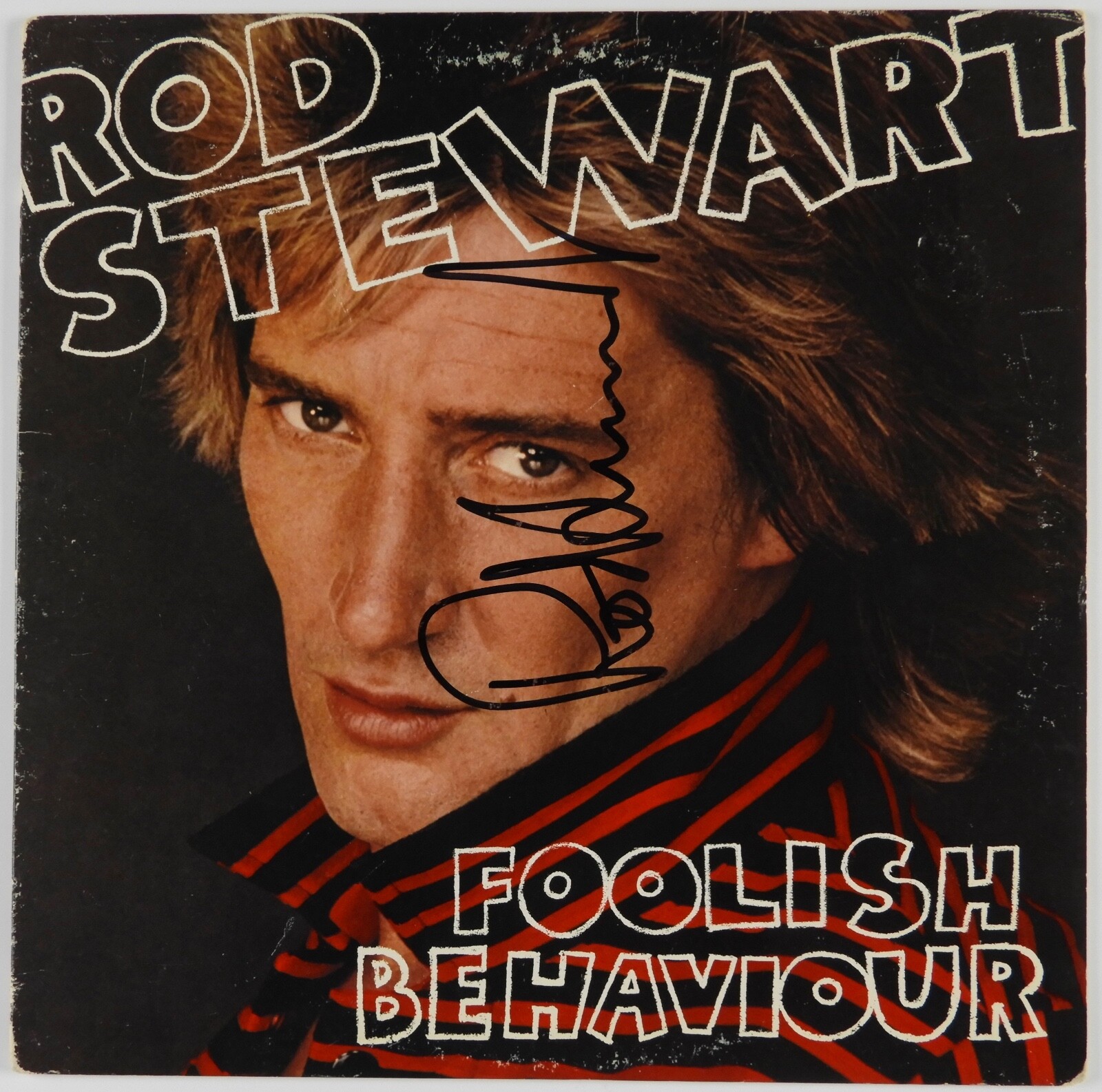 New ListingRod Stewart JSA Signed Autograph Album Record Vinyl Foolish Behaviour
