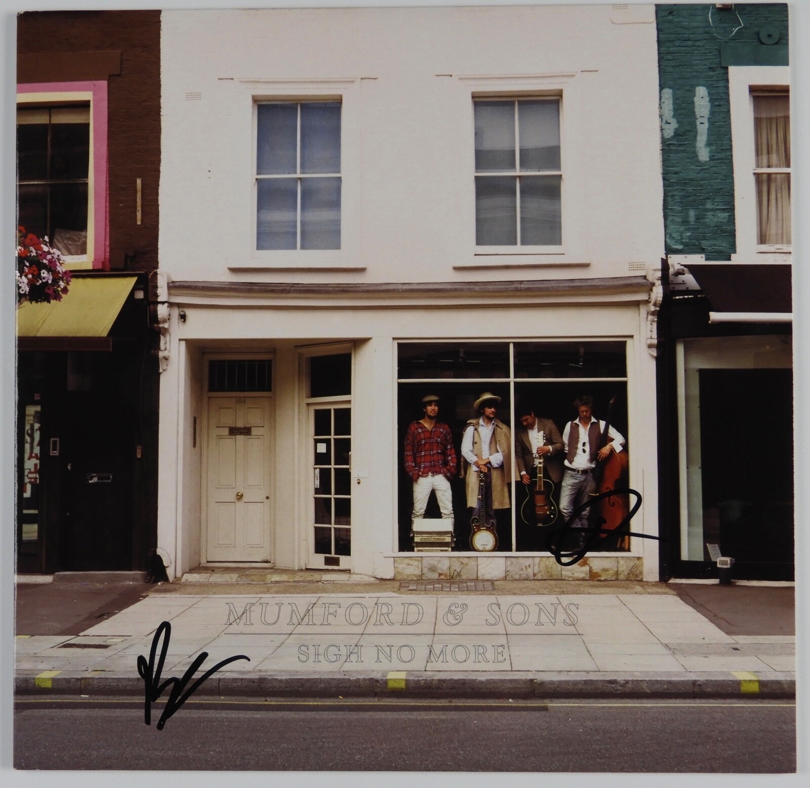 New ListingMumford & Sons JSA Signed Autograph Album Record Vinyl Sign No More
