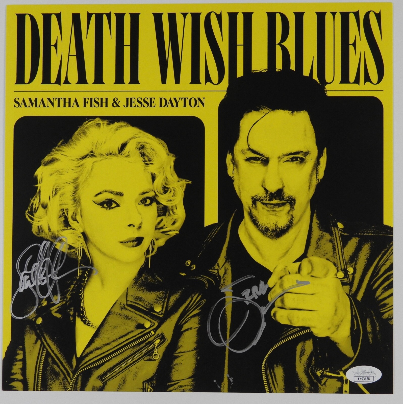 Samantha Fish Jesse Dayton JSA Signed Autograph Album Record Vinyl
