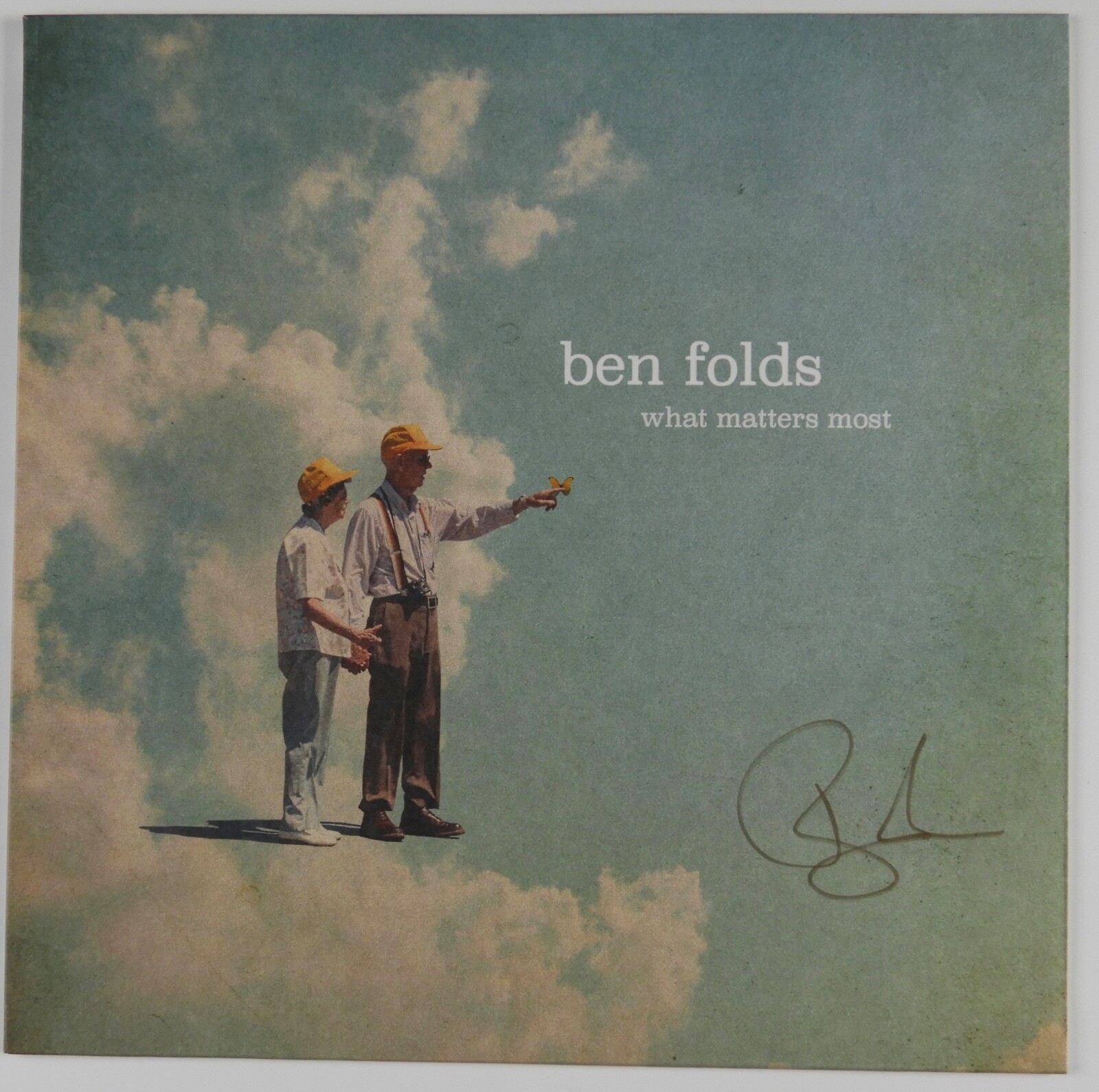 Ben Folds JSA Signed Autograph Album Record Vinyl What Matters Most
