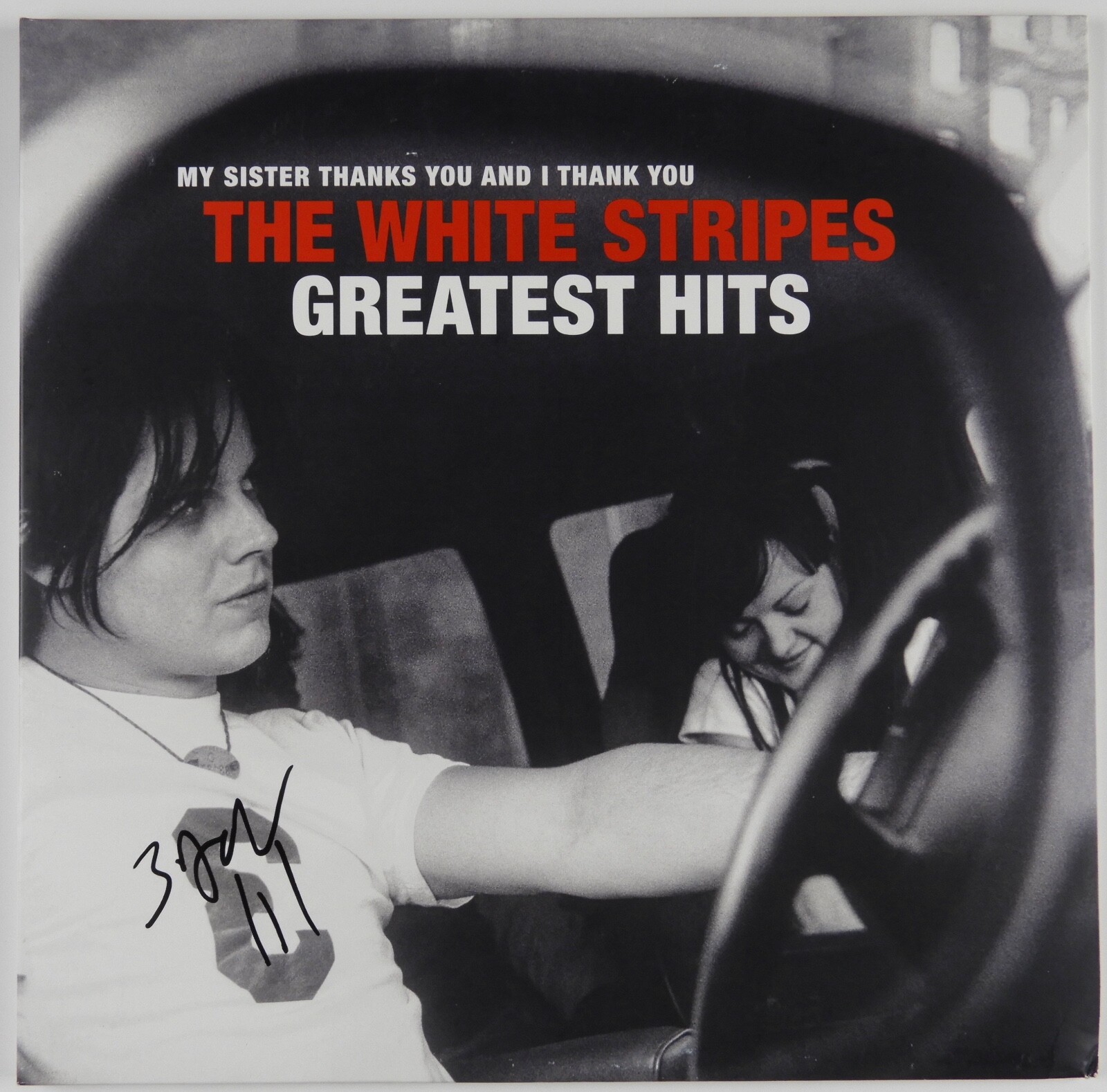 Jack White JSA Signed Autograph Record Album The White Stripes Greatest Hits
