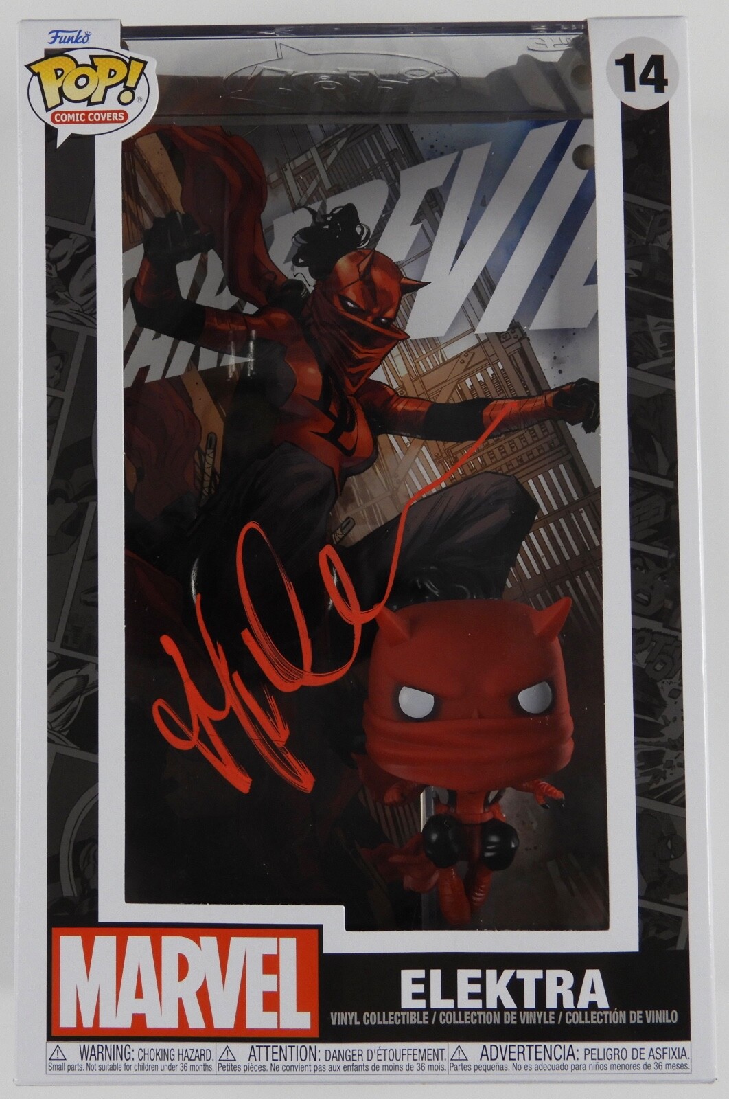 Jennifer Garner Elektra JSA Signed Autograph Funko Pop Comics #14
