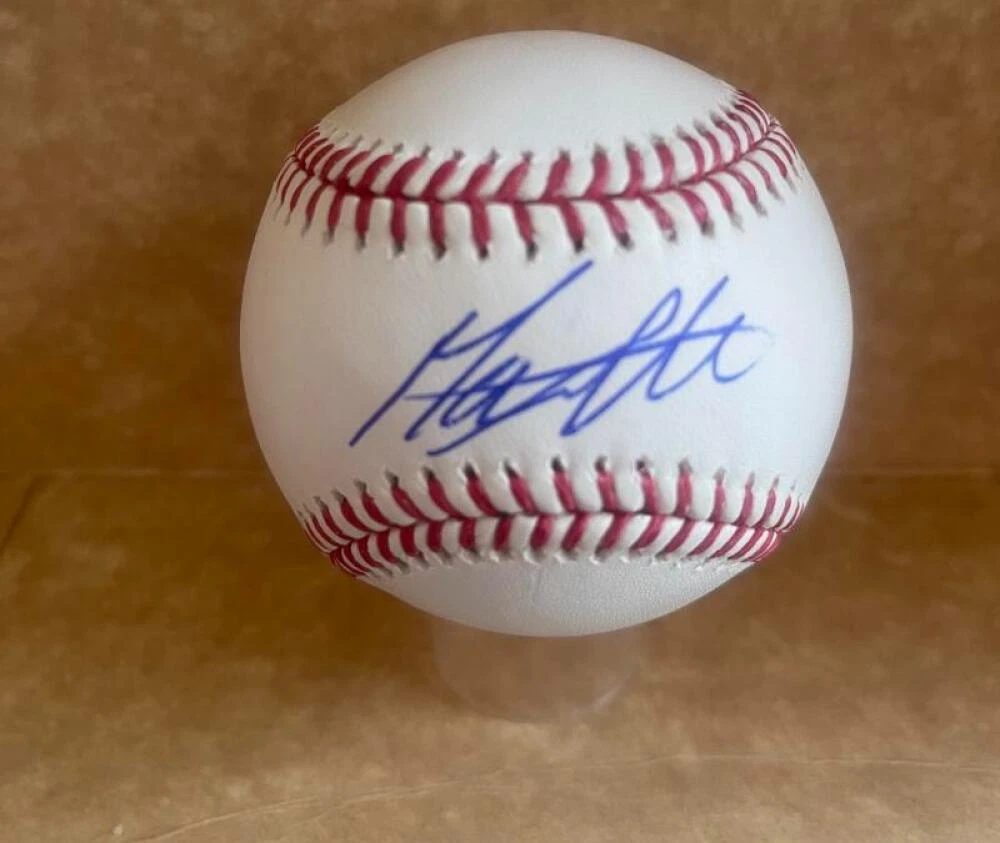 MAX CLARK TIGERS SIGNED AUTOGRAPHED M.L. BASEBALL BECKETT AUTH
