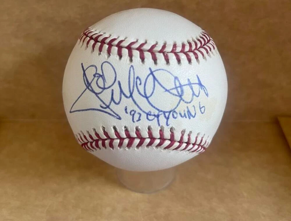 JACK MCDOWELL 93 CY YOUNG WHITE SOX SIGNED AUTO M.L. BASEBALL BECKETT AUTH
