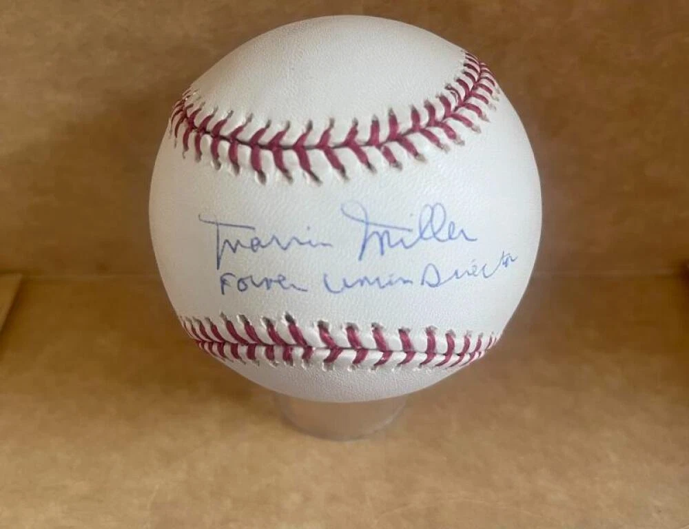 MARVIN MILLER FORMER COMMISSIONER SIGNED AUTO M.L. BASEBALL BECKETT AUTH
