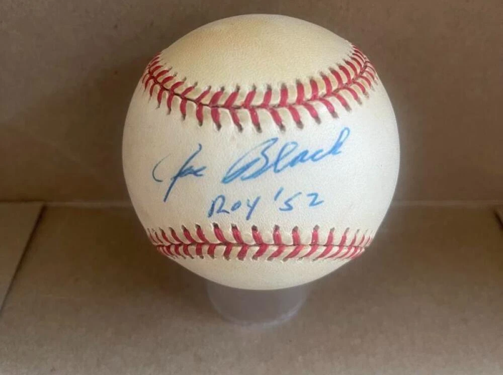 JOE BLACK BROOKLYN DODGERS ROY 52 SIGNED AUTOGRAPHED N.L. BASEBALL BECKETT AUTH
