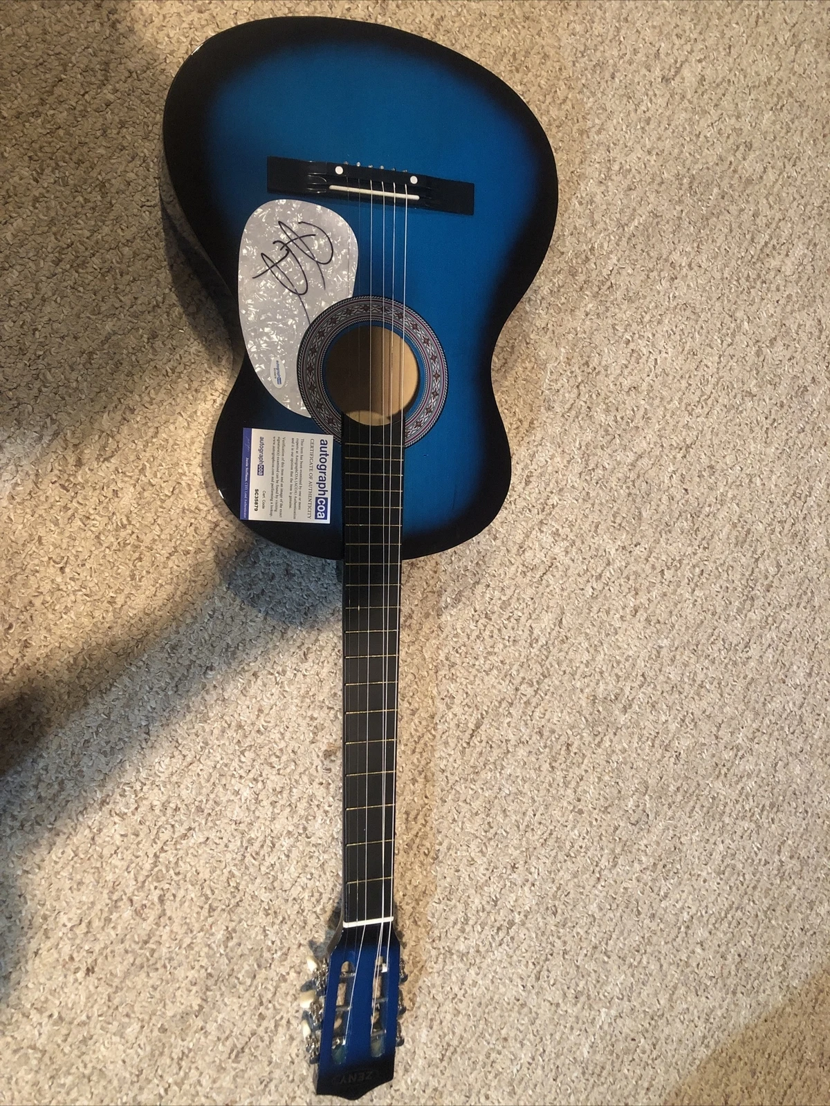 DALTON DOVER SIGNED AUTOGRAPH 38” ACOUSTIC GUITAR ACOA GIVING UP ON THAT COUNTRY
