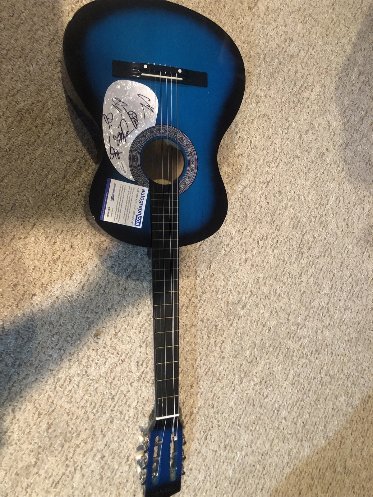 THE MURDER CAPITAL SIGNED AUTOGRAPH 38” ACOUSTIC GUITAR ACOA IRISH ROCK BAND
