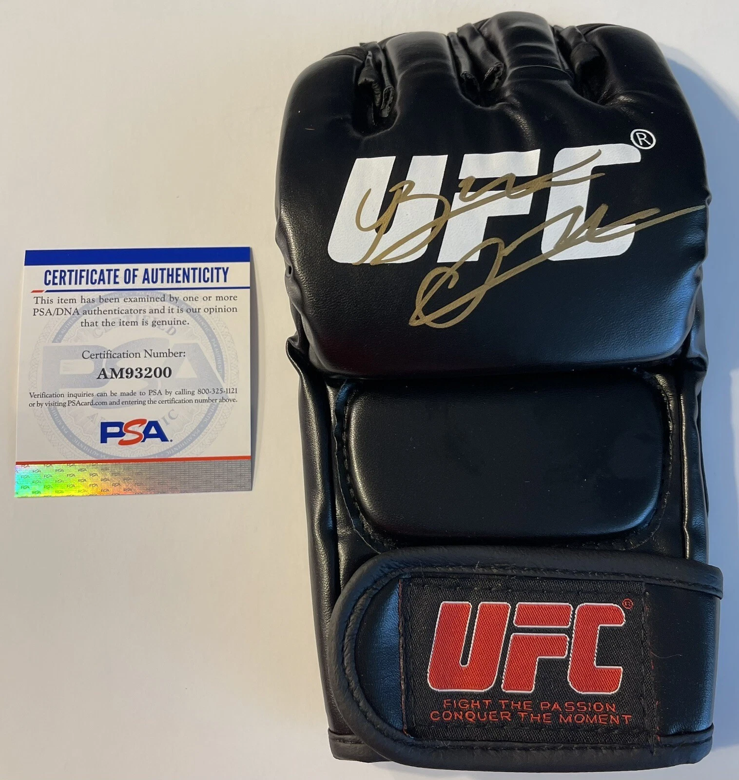 Brian Ortega Signed Autographed UFC Fighter Glove PSA/DNA COA
