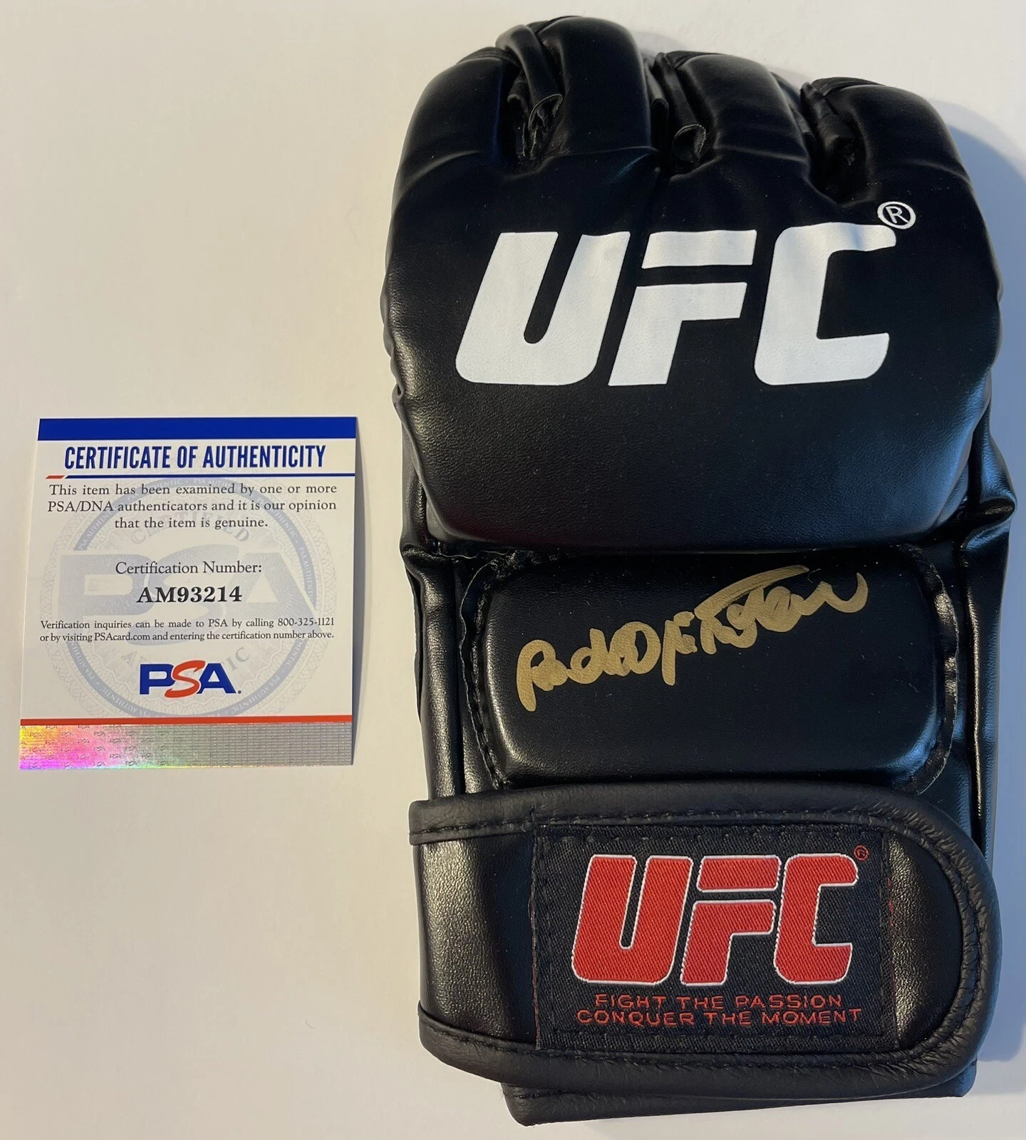 Antonio Big Nog Nogueira Signed Autographed UFC Fighter Glove PSA/DNA COA
