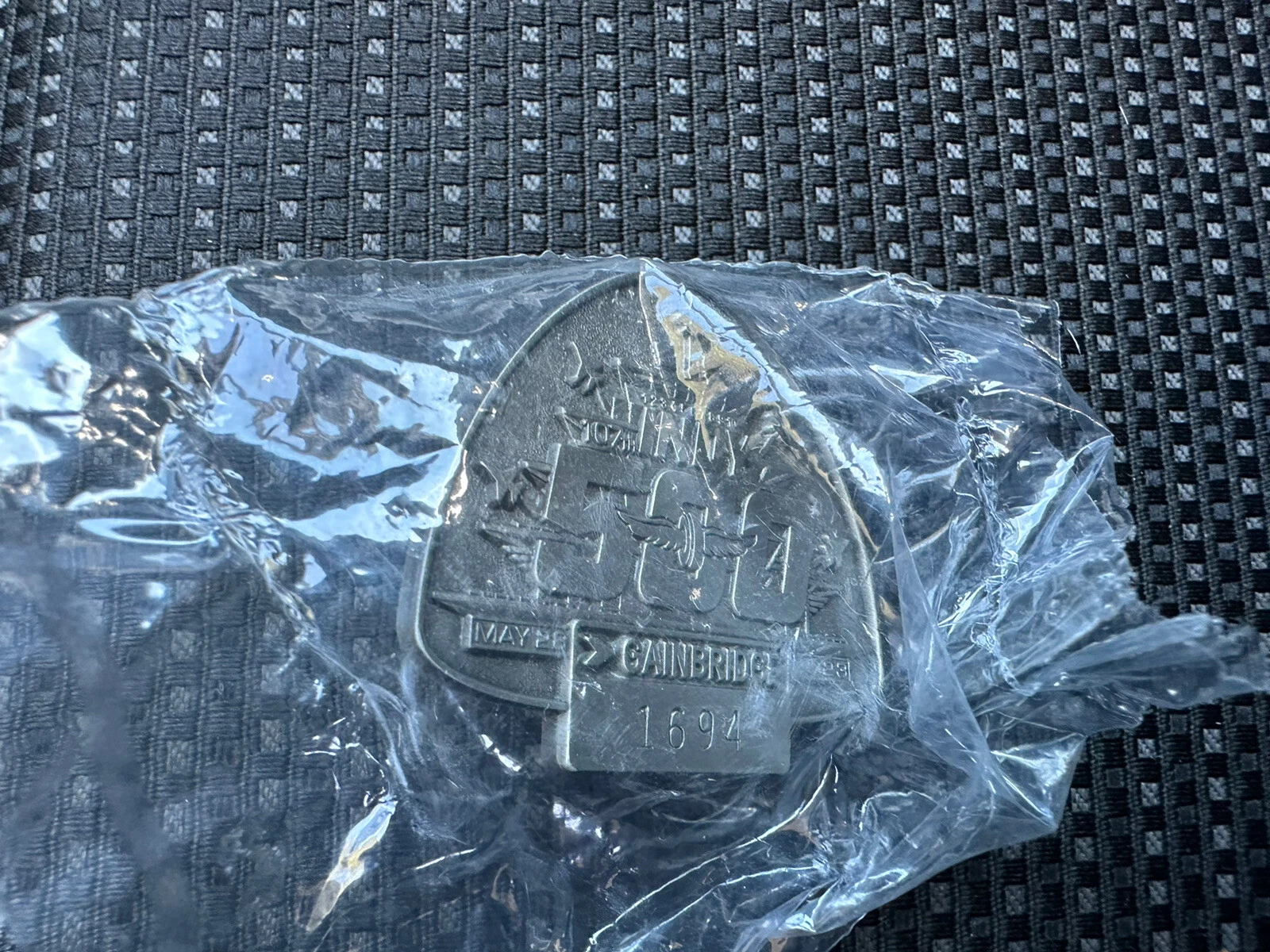 Indianapolis Motor Speedway Indy 500 Souvenir 2023 Silver Badge Credential
