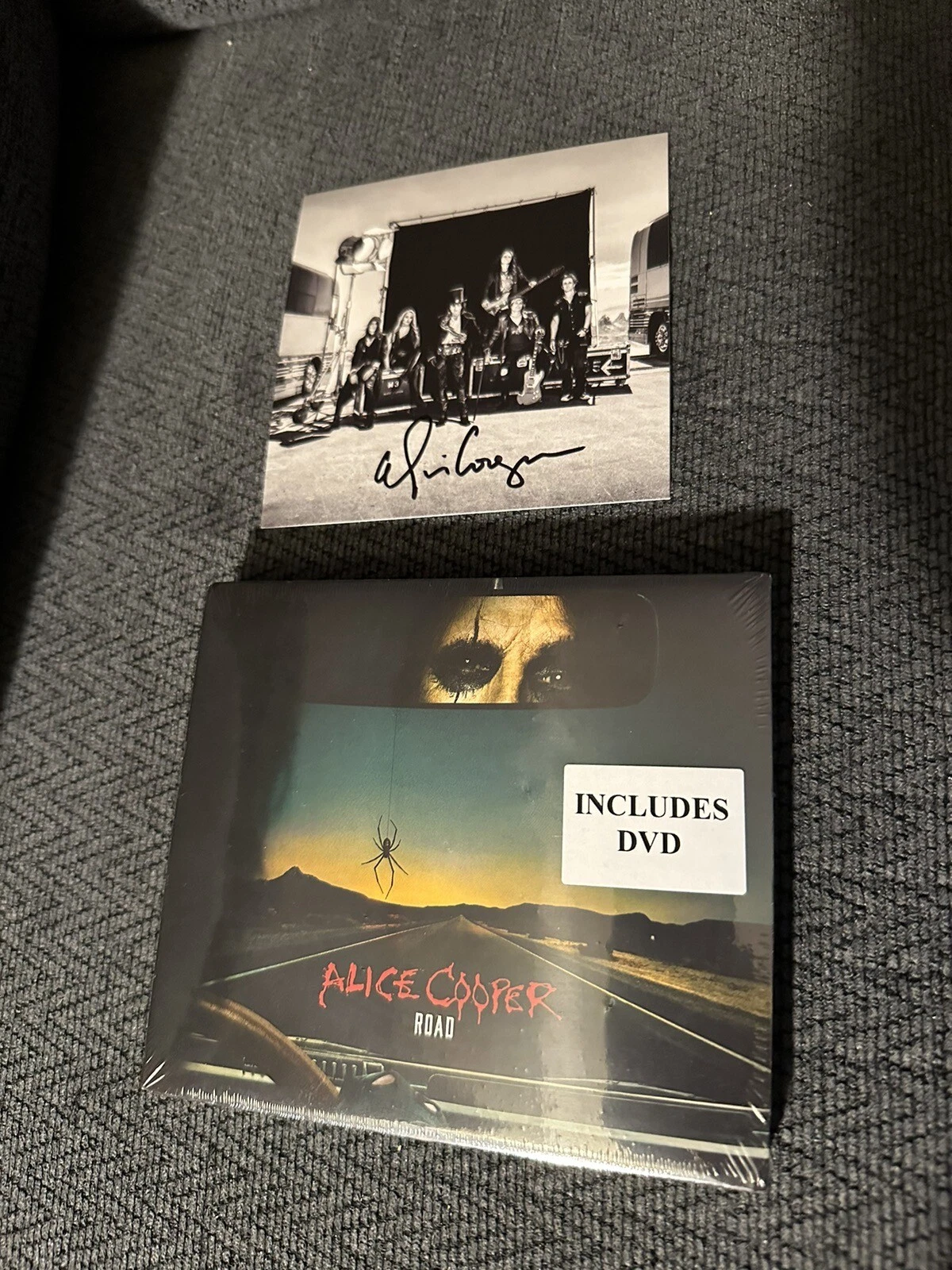 Alice Cooper Signed Insert The Road CD Plus DVD 2023 New Unopened
