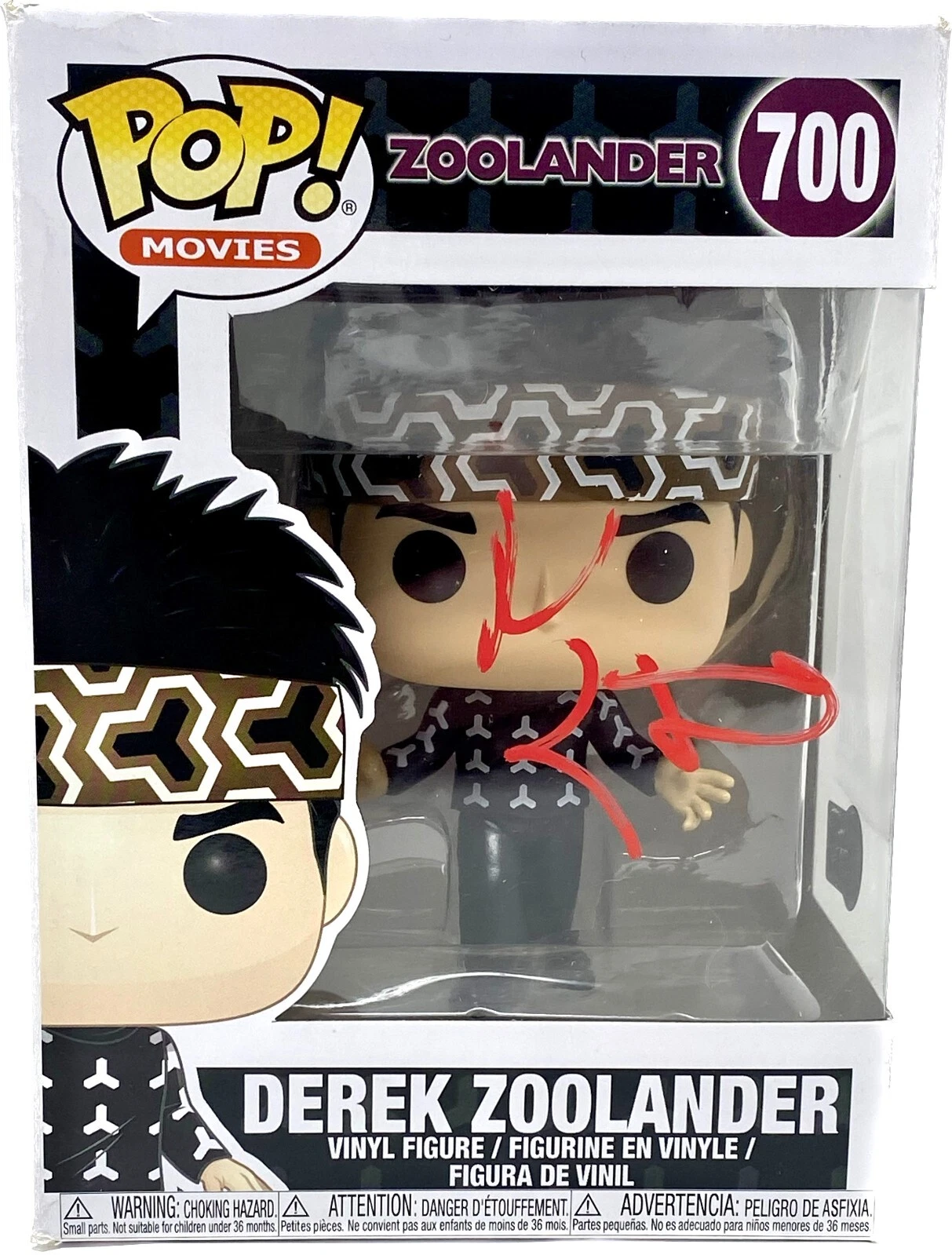 Ben Stiller Signed Funko Pop Derek Zoolander #700 Autograph Beckett BAS COA
