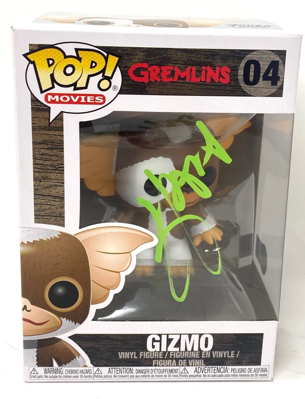 Howie Mandel Signed Funko Pop Gremlins Gizmo 04 Autograph Horror Beckett COA
