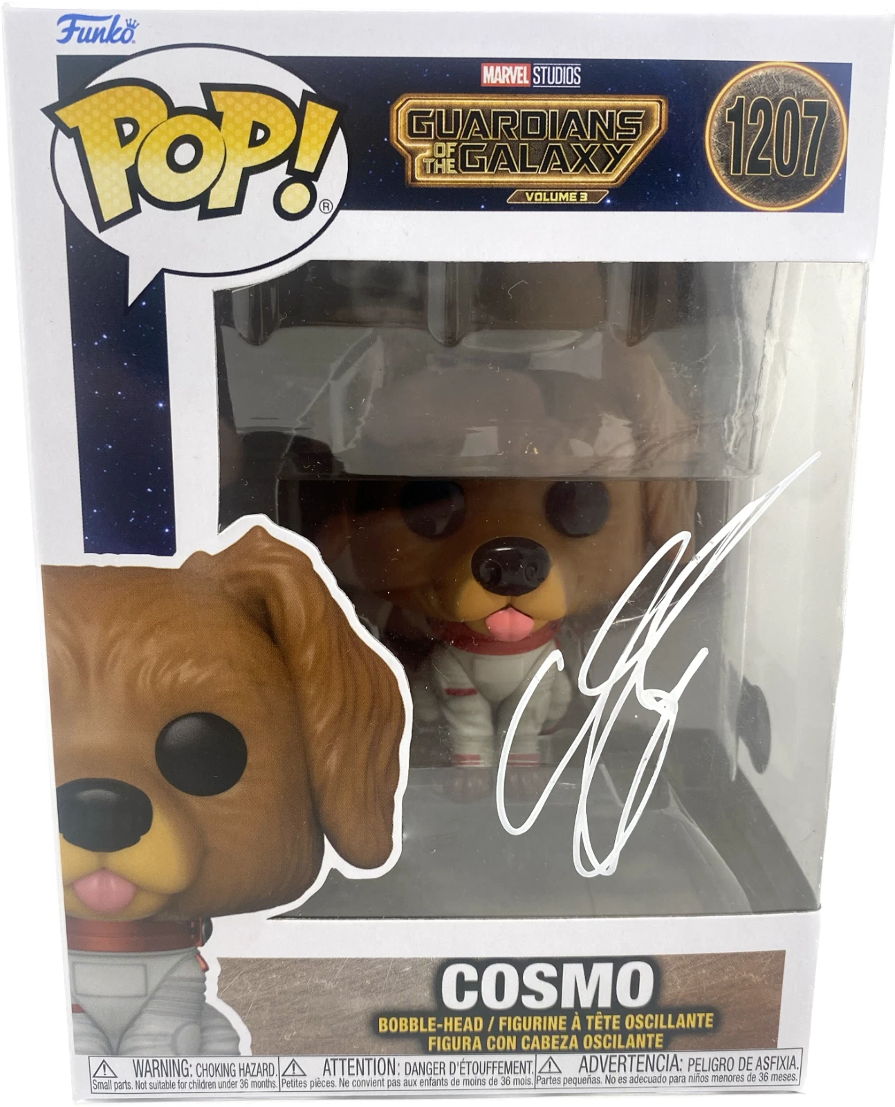 Maria Bakalova Signed Funko Pop Cosmo Guardians of The Galaxy Autograph BAS COA
