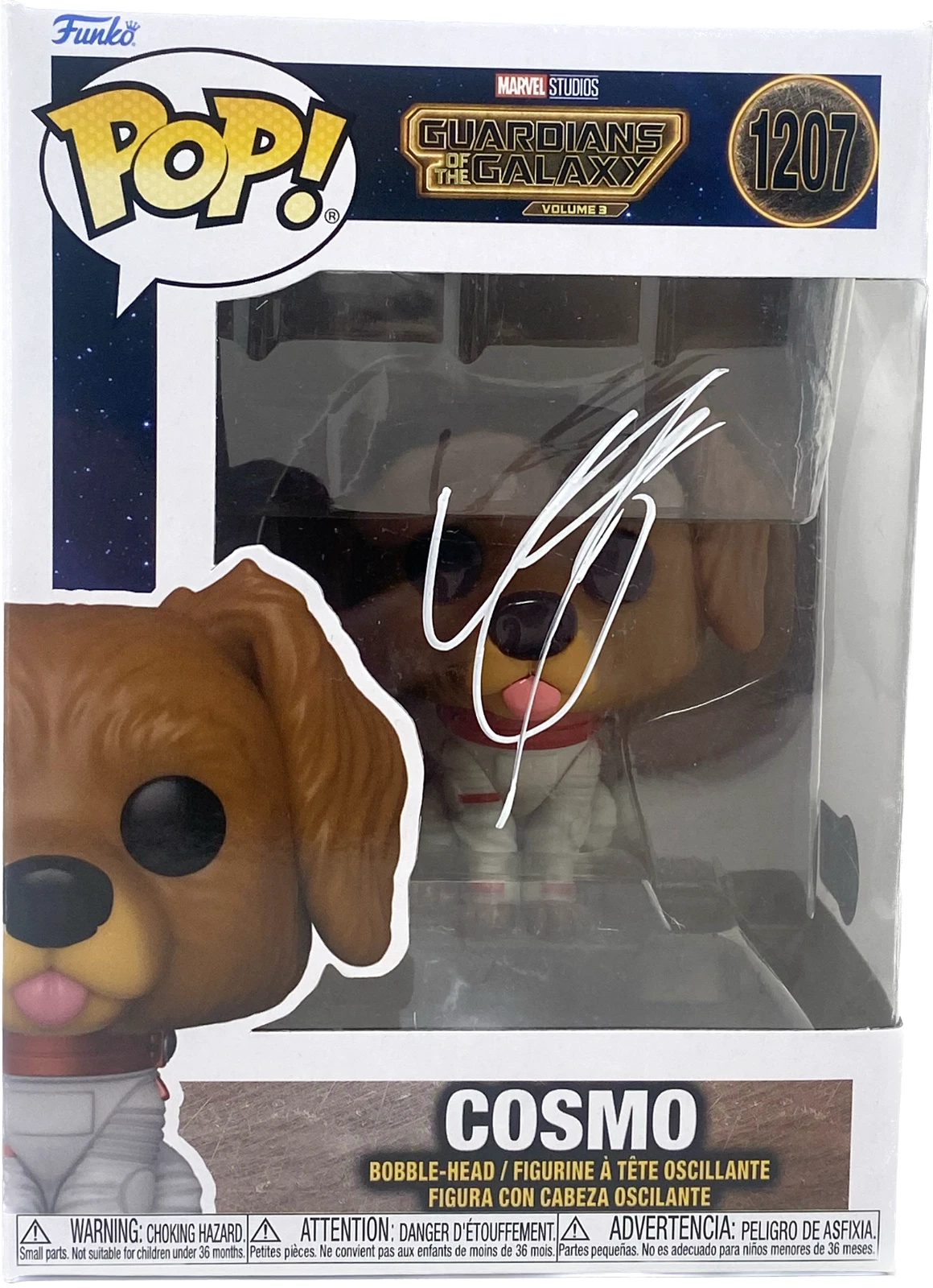 Maria Bakalova Signed Funko Pop Cosmo Guardians of The Galaxy Autograph BAS COA
