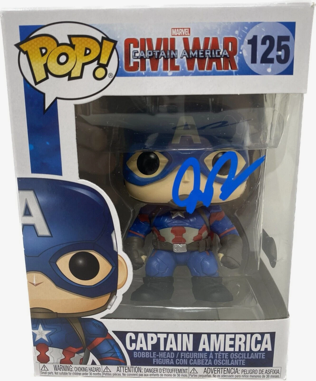 Joe Russo Signed Autograph Funko Pop Captain America Avengers Director BAS COA

