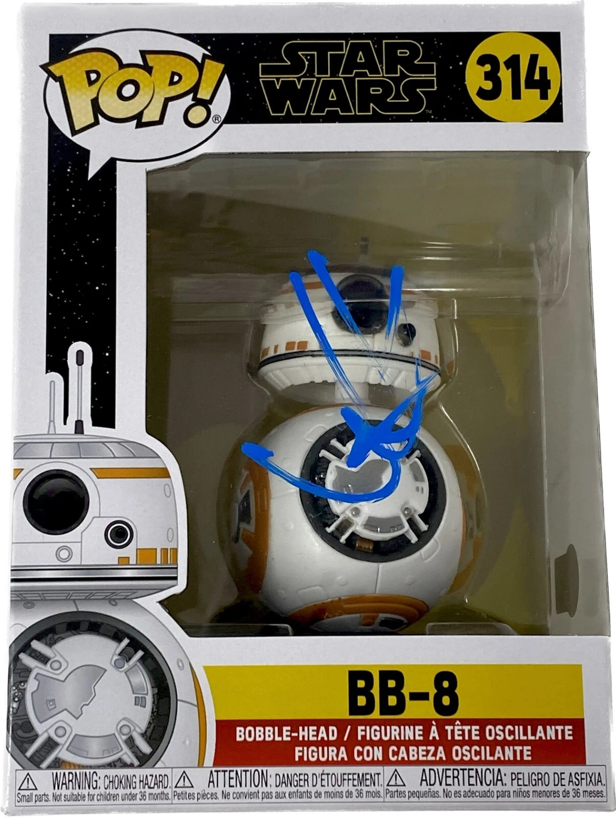 JJ Abrams Signed Funko Pop Star Wars BB-8 #314 Director Autograph Becket COA
