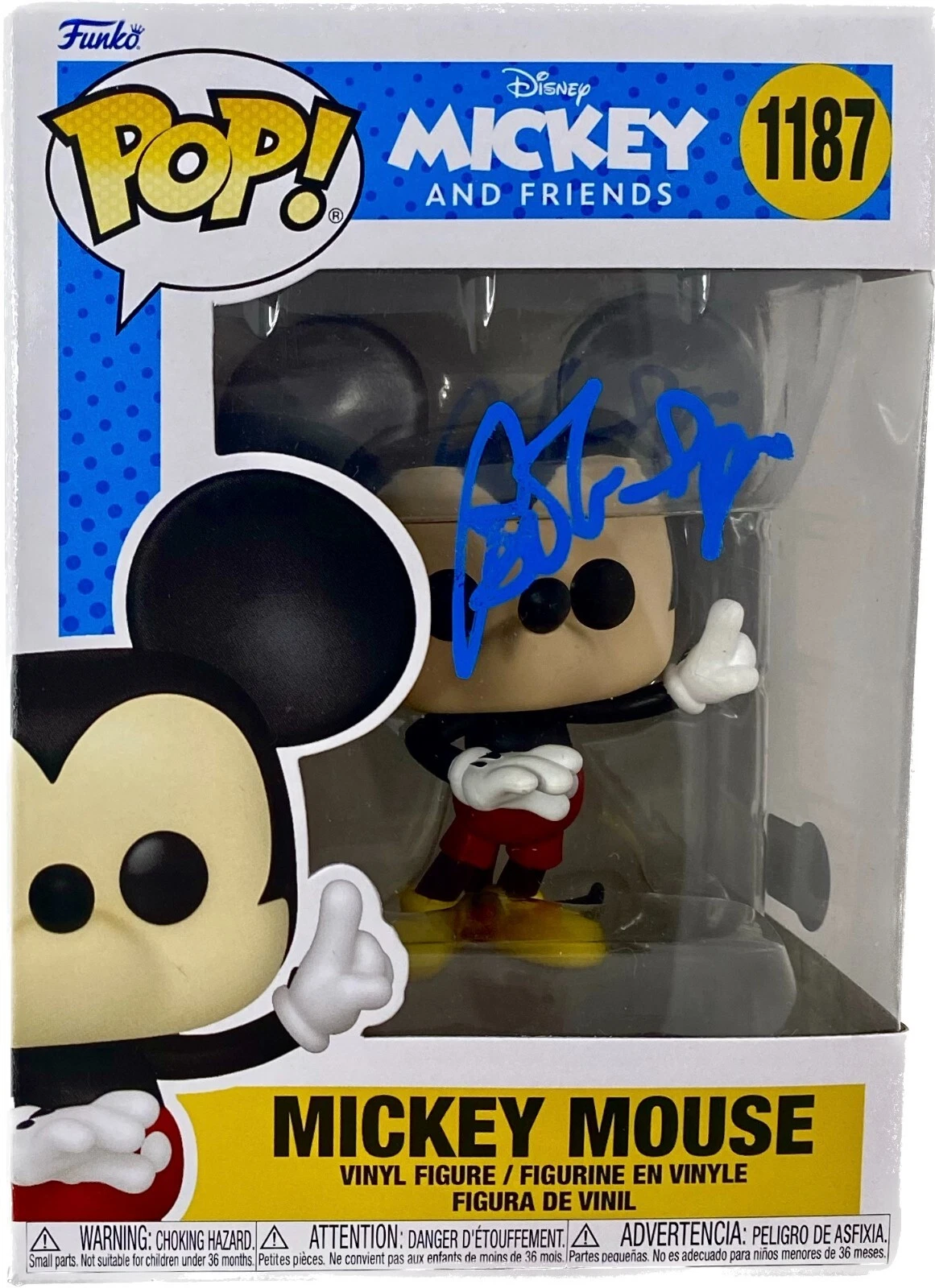 Robert Bob Iger Signed Funko Pop Mickey Mouse Walt Disney CEO Autograph BAS COA
