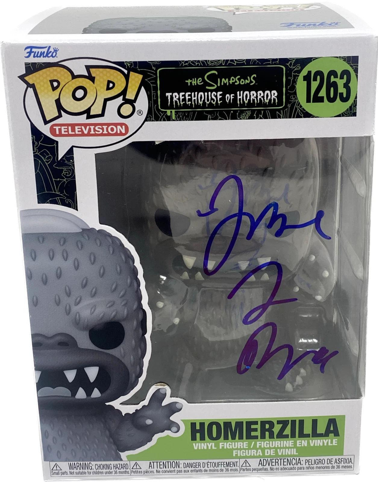 James L Brooks Signed Funko Pop The Simpsons Homerzilla Autograph Beckett COA
