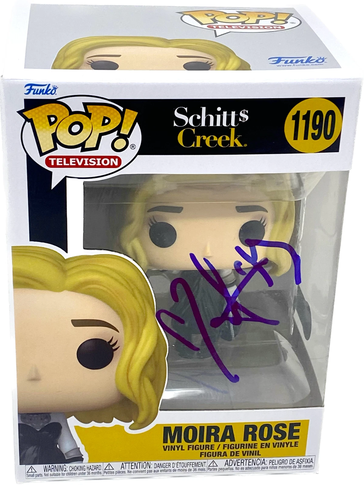 Annie Murphy Signed Funko Pop Schitt's Creek Moira Rose Autograph Beckett COA
