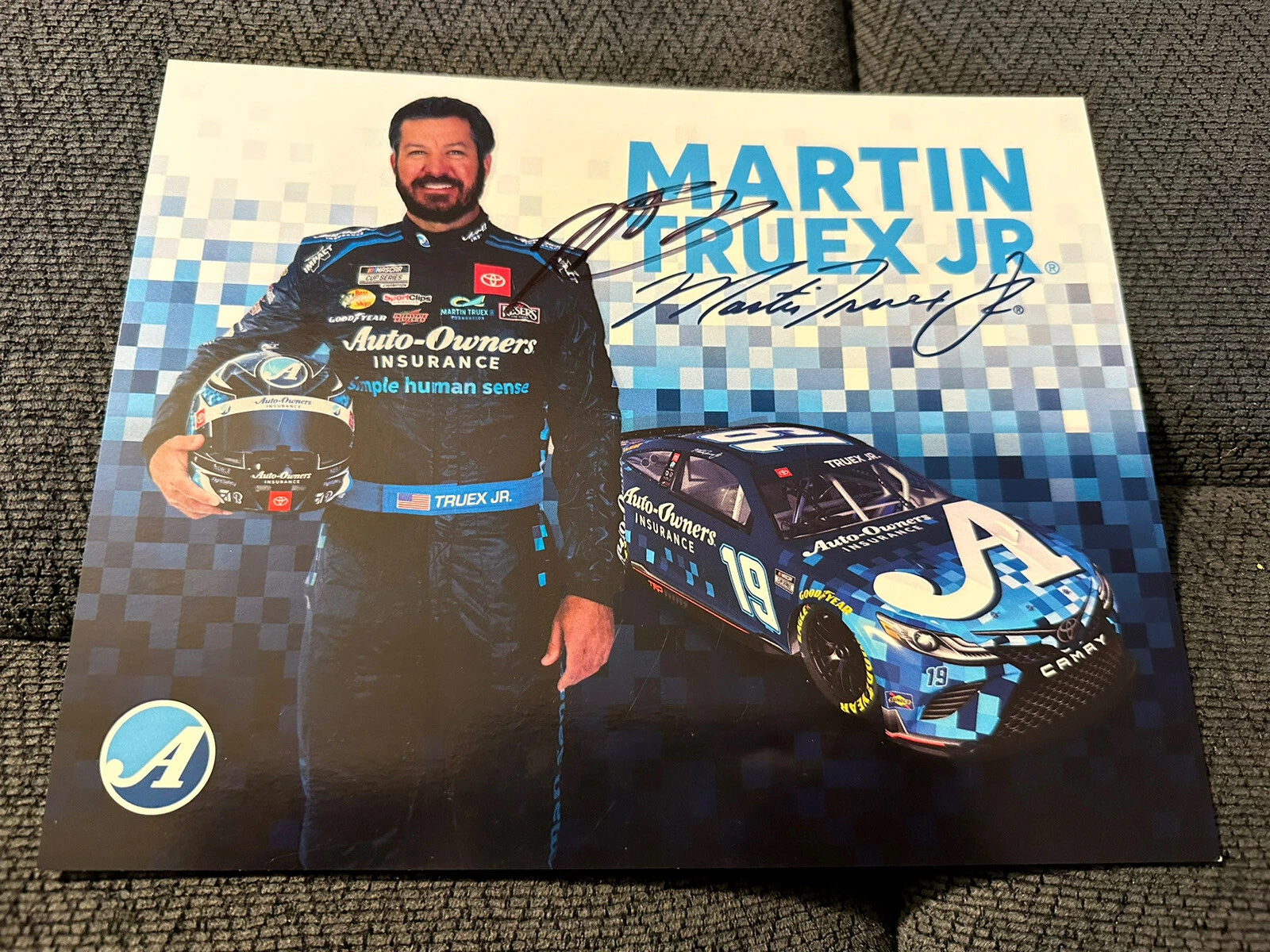Martin Truex Jr Signed Promo Hero Card Nascar Cup Autographed 2023
