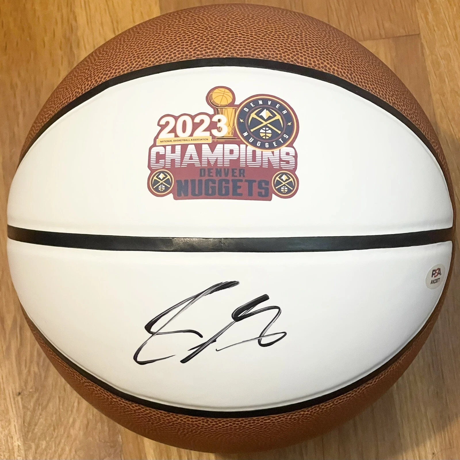 Jamal Murray Signed Autographed Denver Nuggets Logo Basketball PSA/DNA
