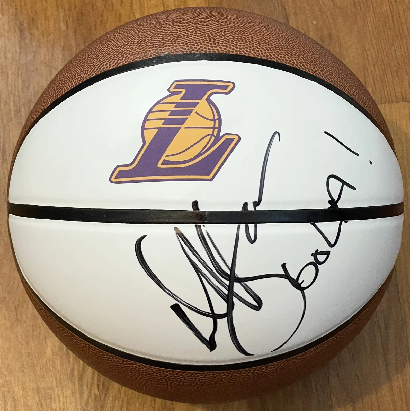 Darvin Ham Signed Autographed Los Angeles Lakers Full Size Basketball PSA/DNA
