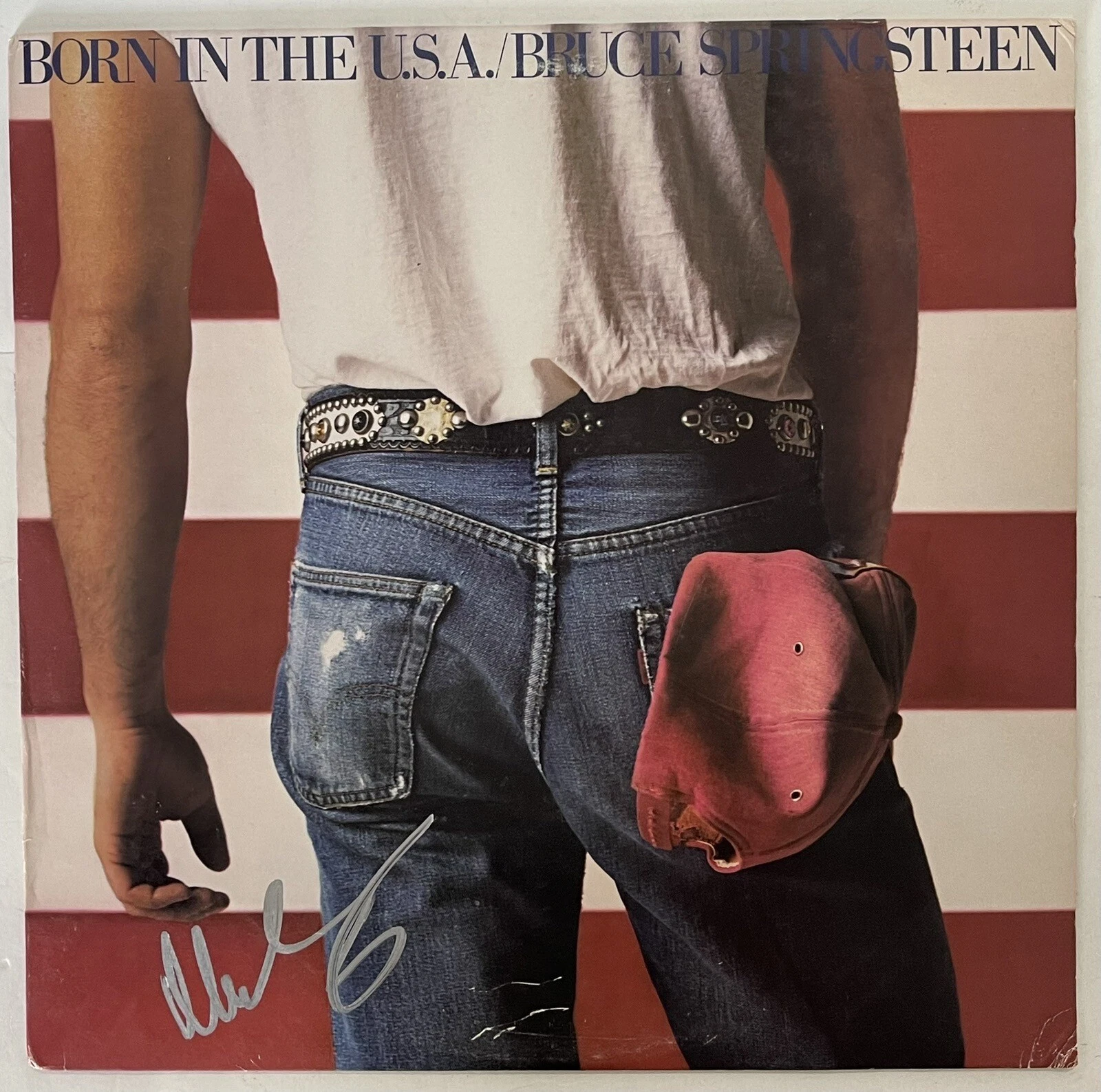 Max Weinberg Signed Autographed Born In The USA Album PSA/DNA Springsteen Drums
