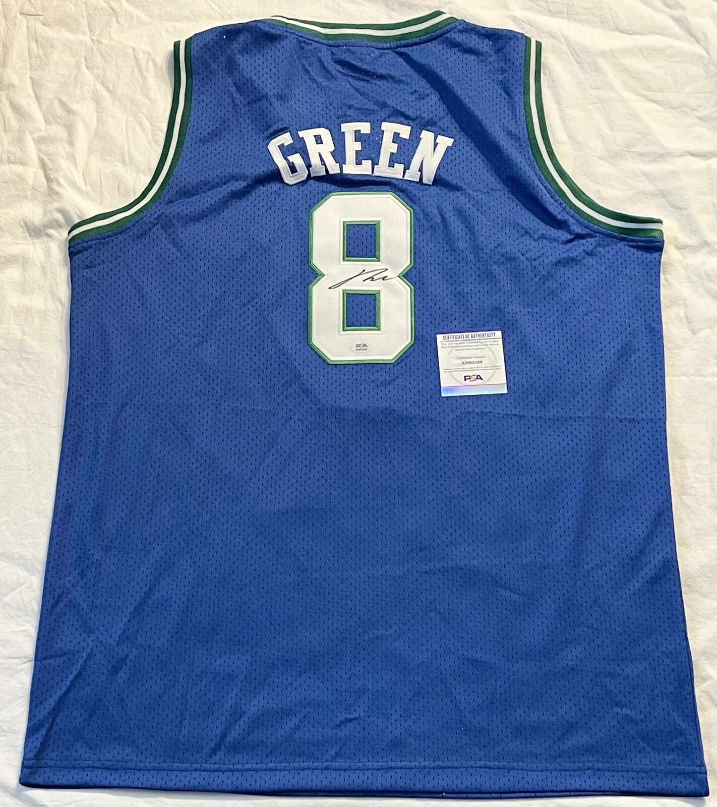 Josh Green Signed Autographed Dallas Mavericks Jersey PSA/DNA COA
