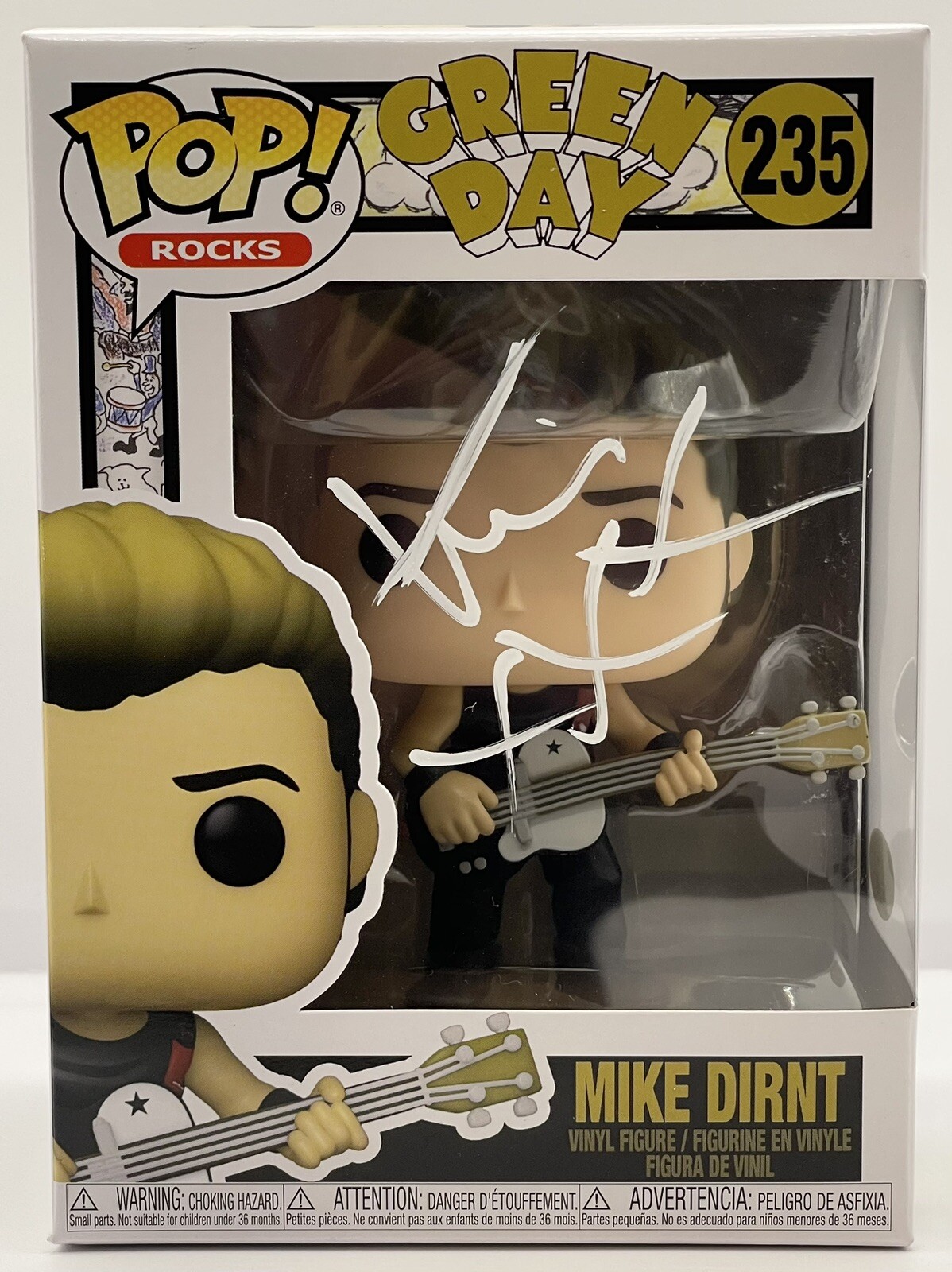 Mike Dirnt Signed Autographed Green Day Funko Pop JSA Coa
