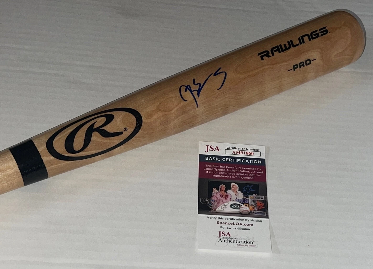 D. B. Sweeney Eight Men Out signed F/S Baseball Bat Shoeless Joe Jackson JSA
