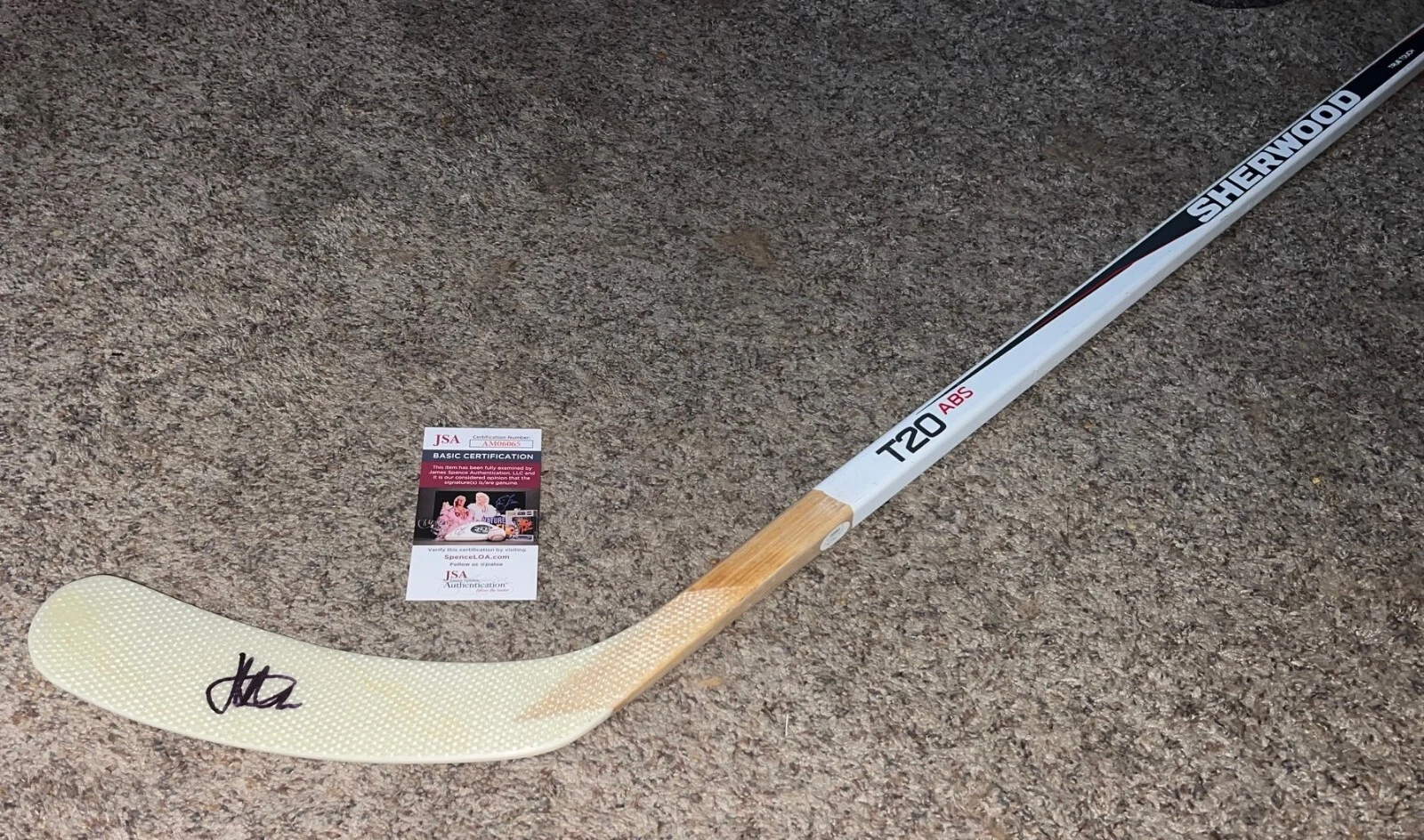 John Klingberg Toronto Maple Leafs signed F/S Sherwood Stick autographed JSA
