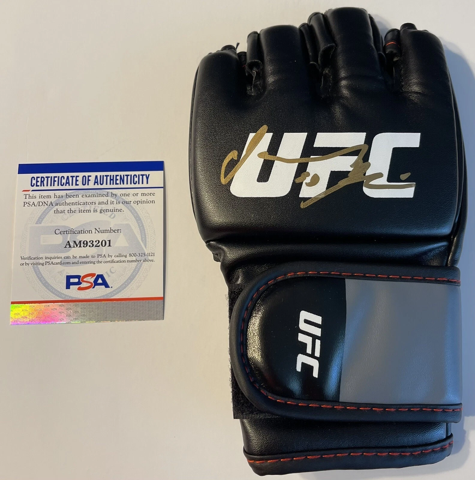 Jamahal Hill Signed Autographed UFC Fighter Glove PSA/DNA COA
