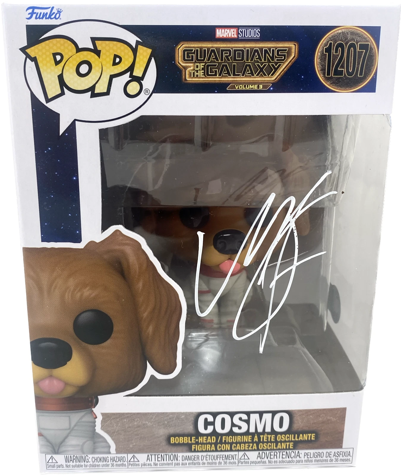 Maria Bakalova Signed Funko Pop Cosmo Guardians of The Galaxy Autograph BAS COA
