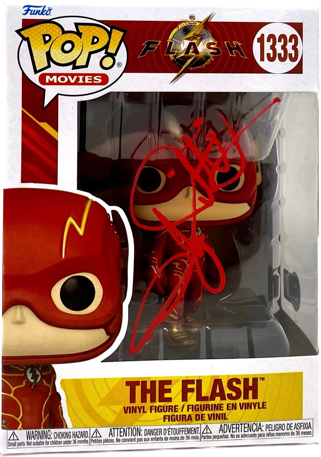 Andy Muschietti The Flash Signed Funko Pop #1333 Director Autograph Beckett COA
