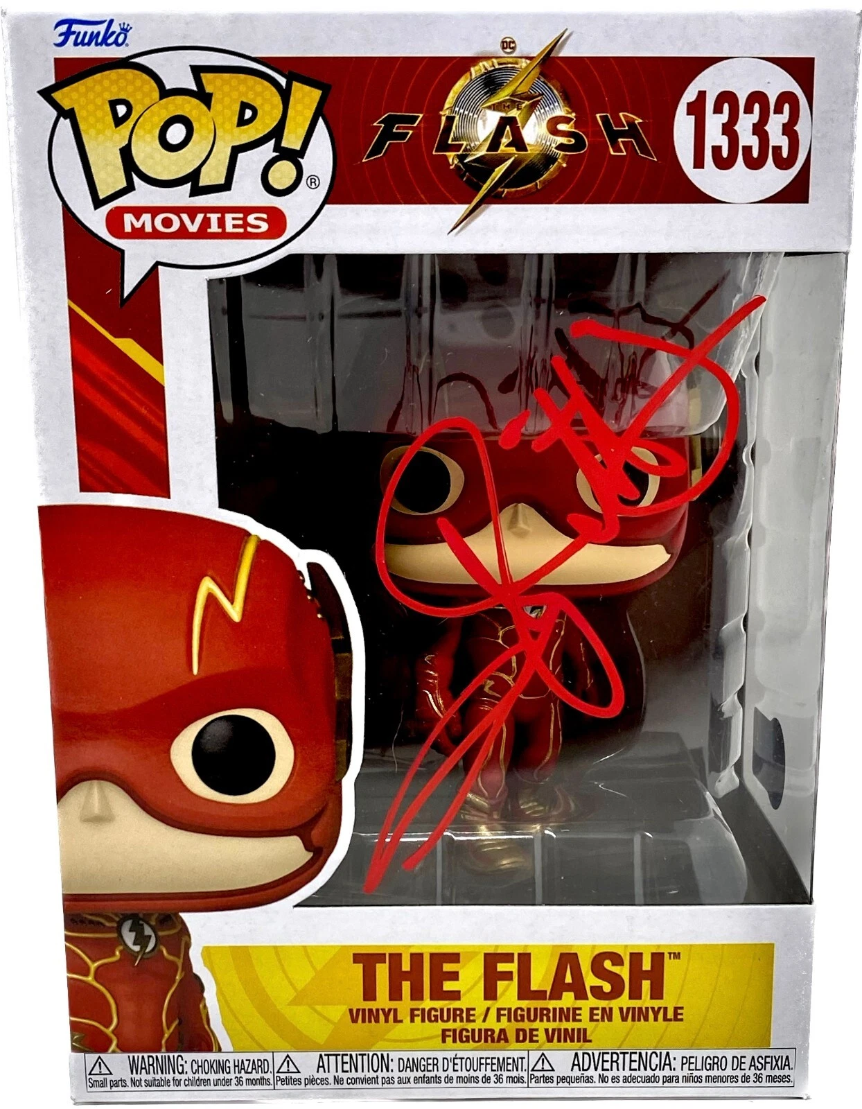 Andy Muschietti The Flash Signed Funko Pop #1333 Director Autograph Beckett COA
