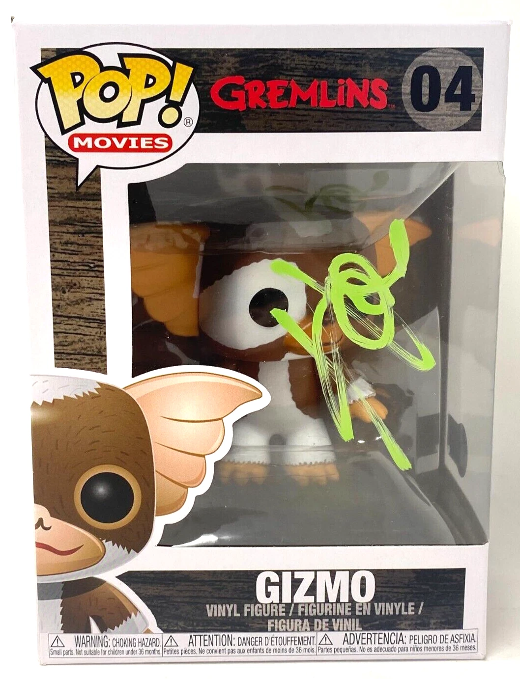 Howie Mandel Signed Funko Pop Gremlins Gizmo 04 Autograph Horror Beckett COA
