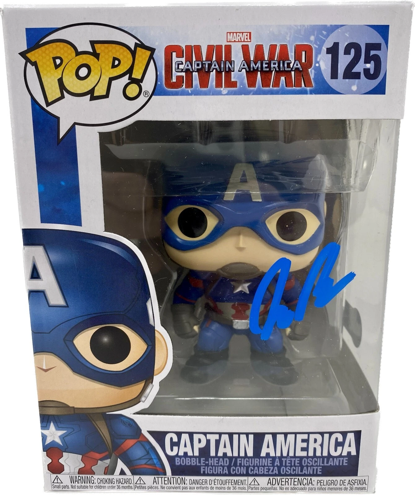 Joe Russo Signed Autograph Funko Pop Captain America Avengers Director BAS COA
