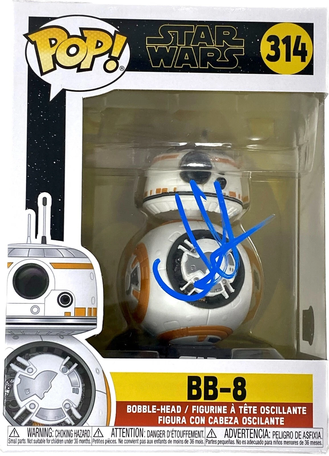 JJ Abrams Signed Funko Pop Star Wars BB-8 #314 Director Autograph Becket COA

