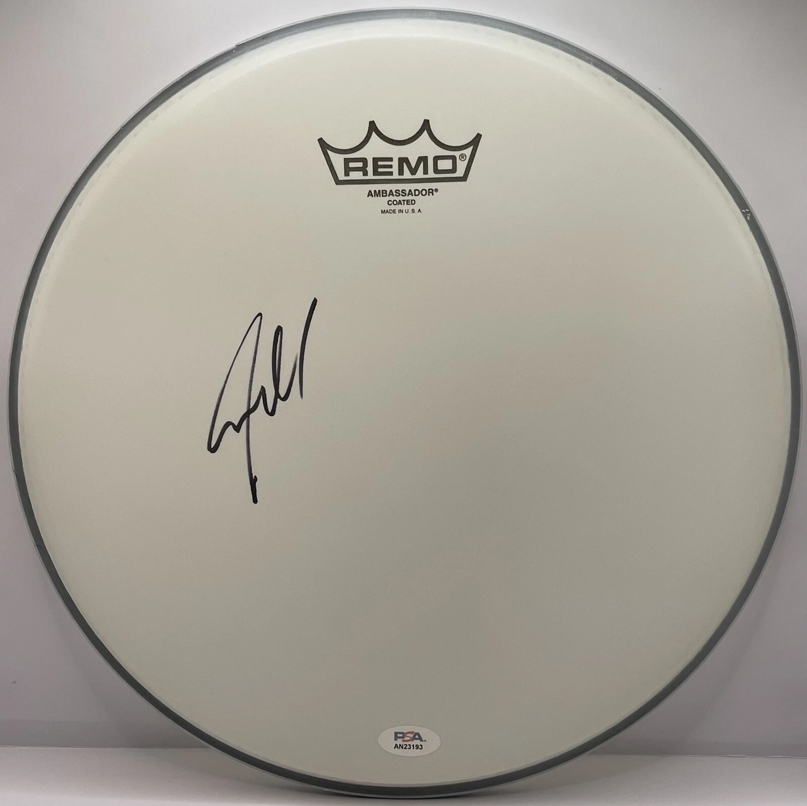 STEVEN ADLER SIGNED AUTOGRAPHED GUNS N ROSES 12” INCH DRUMHEAD PSA/DNA COLLECTIBLE MEMORABILIA