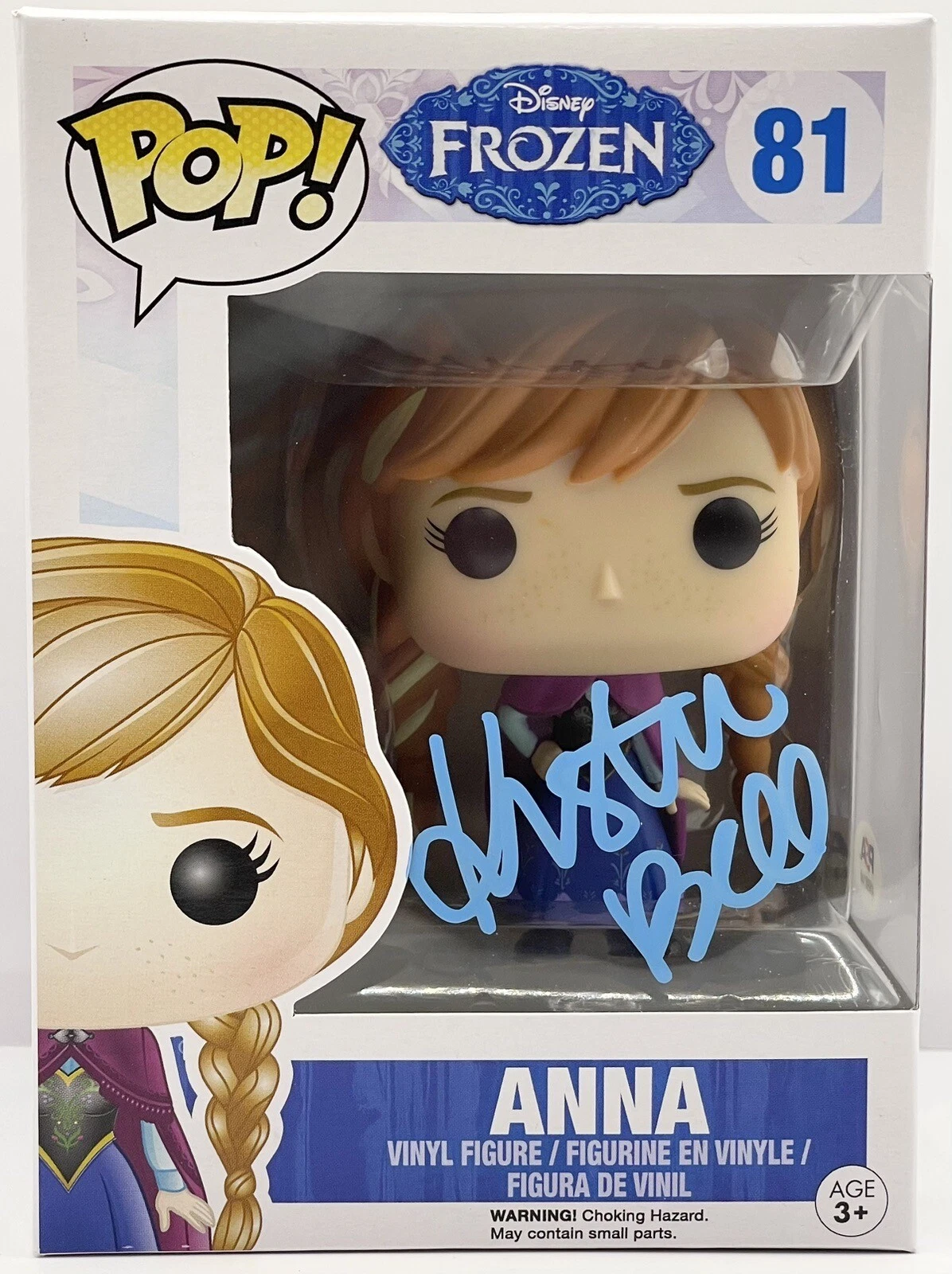 Kristen Bell Signed Autographed Anna Frozen Funko Pop Figure PSA/DNA

