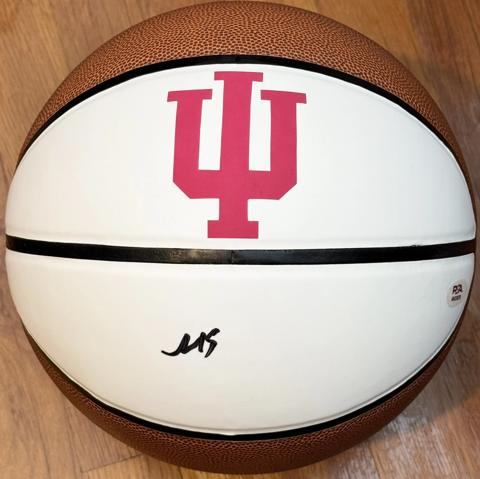 Jalen Hood Schifino Signed Autographed Los Angeles Lakers Basketball PSA/DNA
