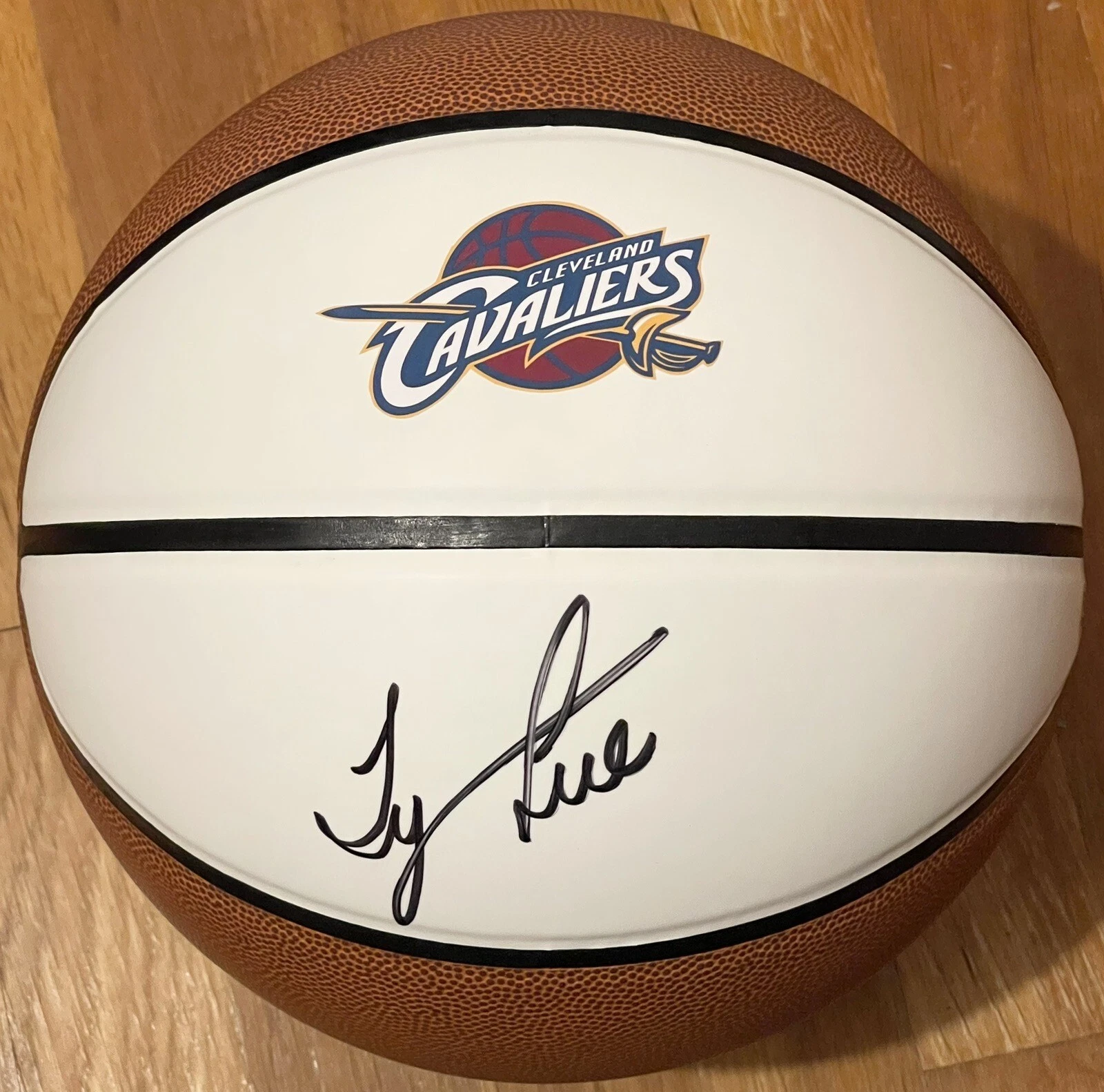 Ty Lue Signed Autographed Cleveland Cavaliers Full Size Logo Basketball PSA/DNA
