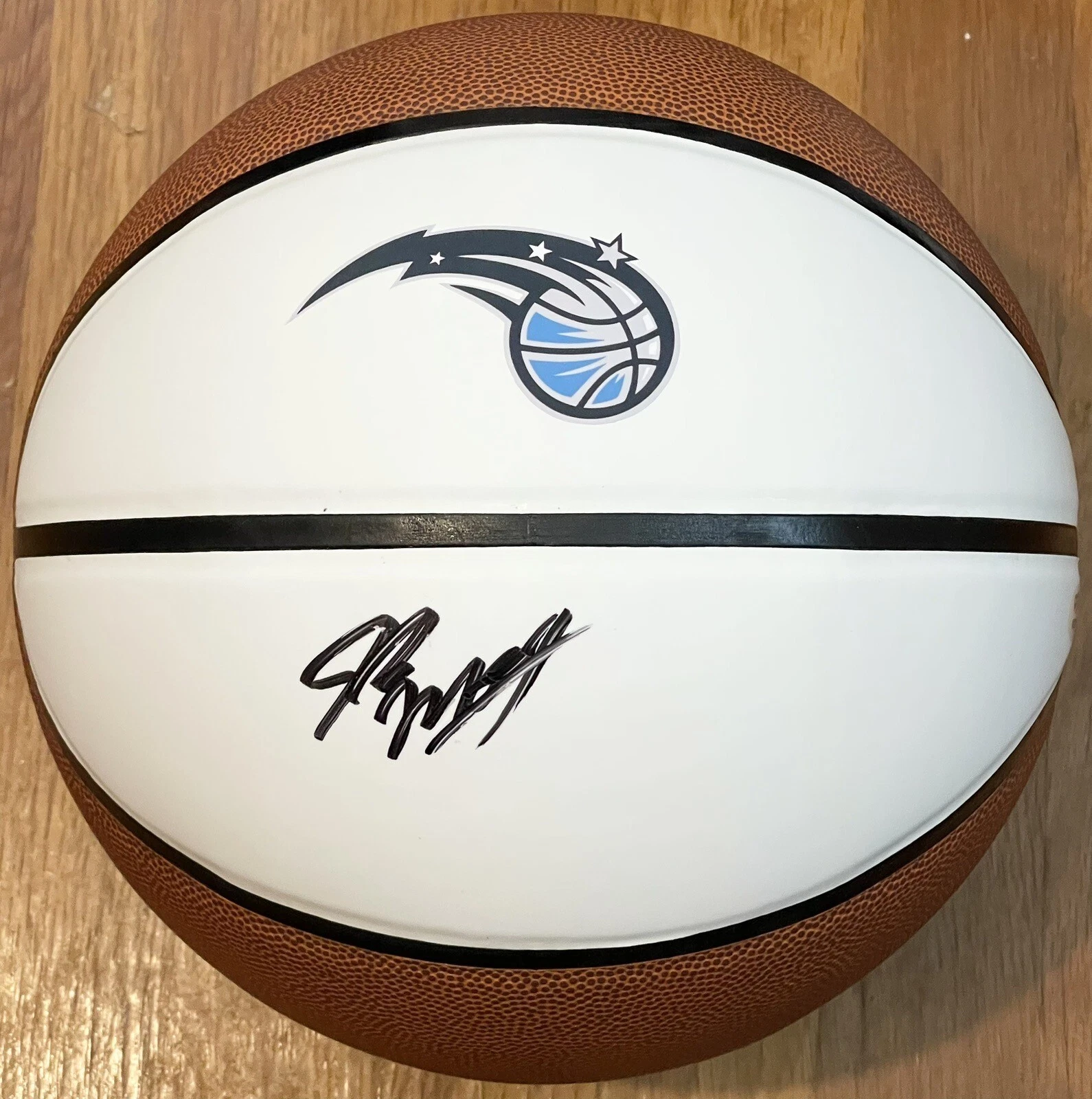 Jamahl Mosley Signed Autographed Orlando Magic Logo Basketball PSA/DNA
